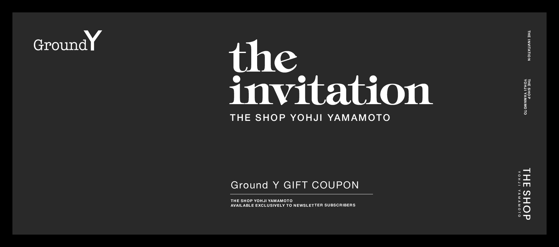 Ground Y Invitation
