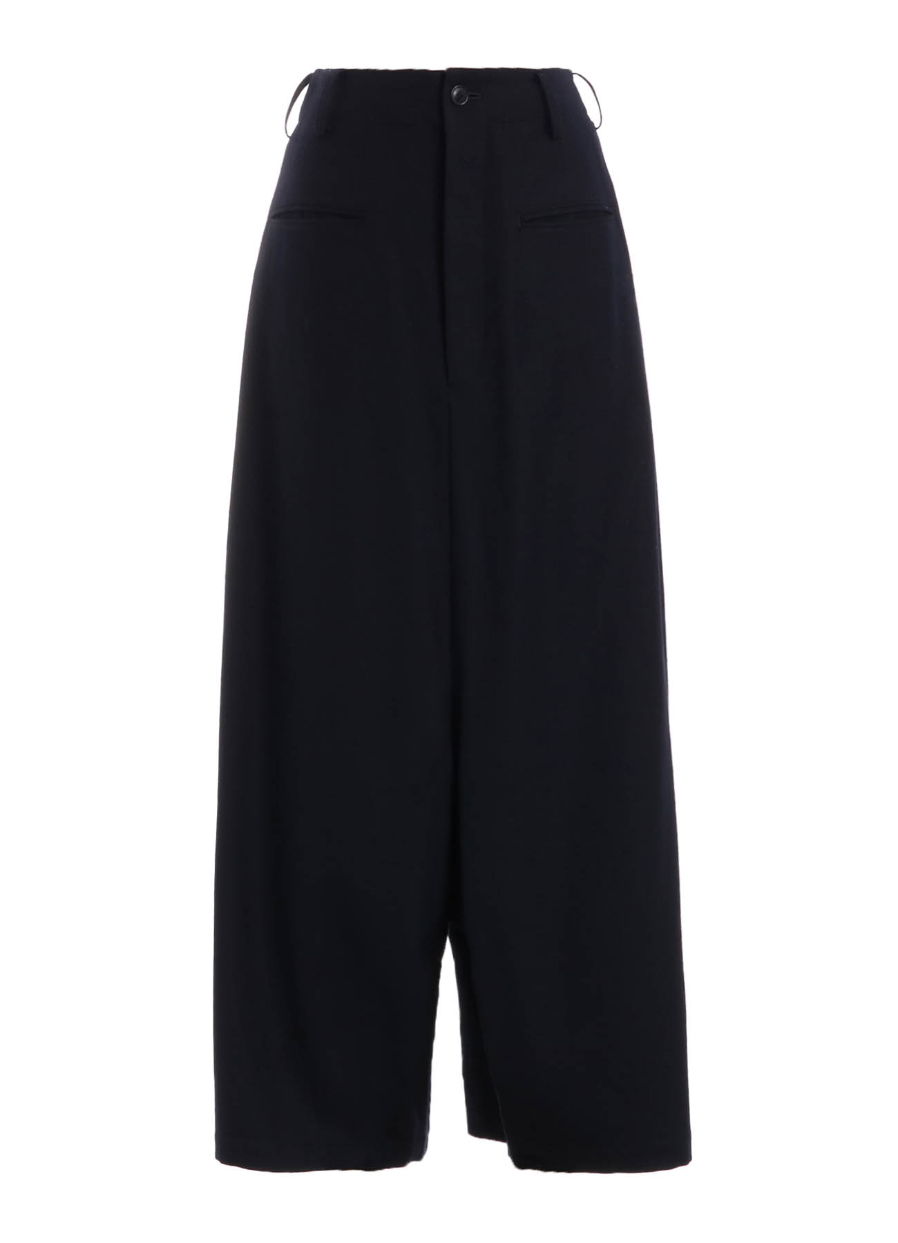 SAXONY R-BACKSIDE FLARE WIDE PANTS