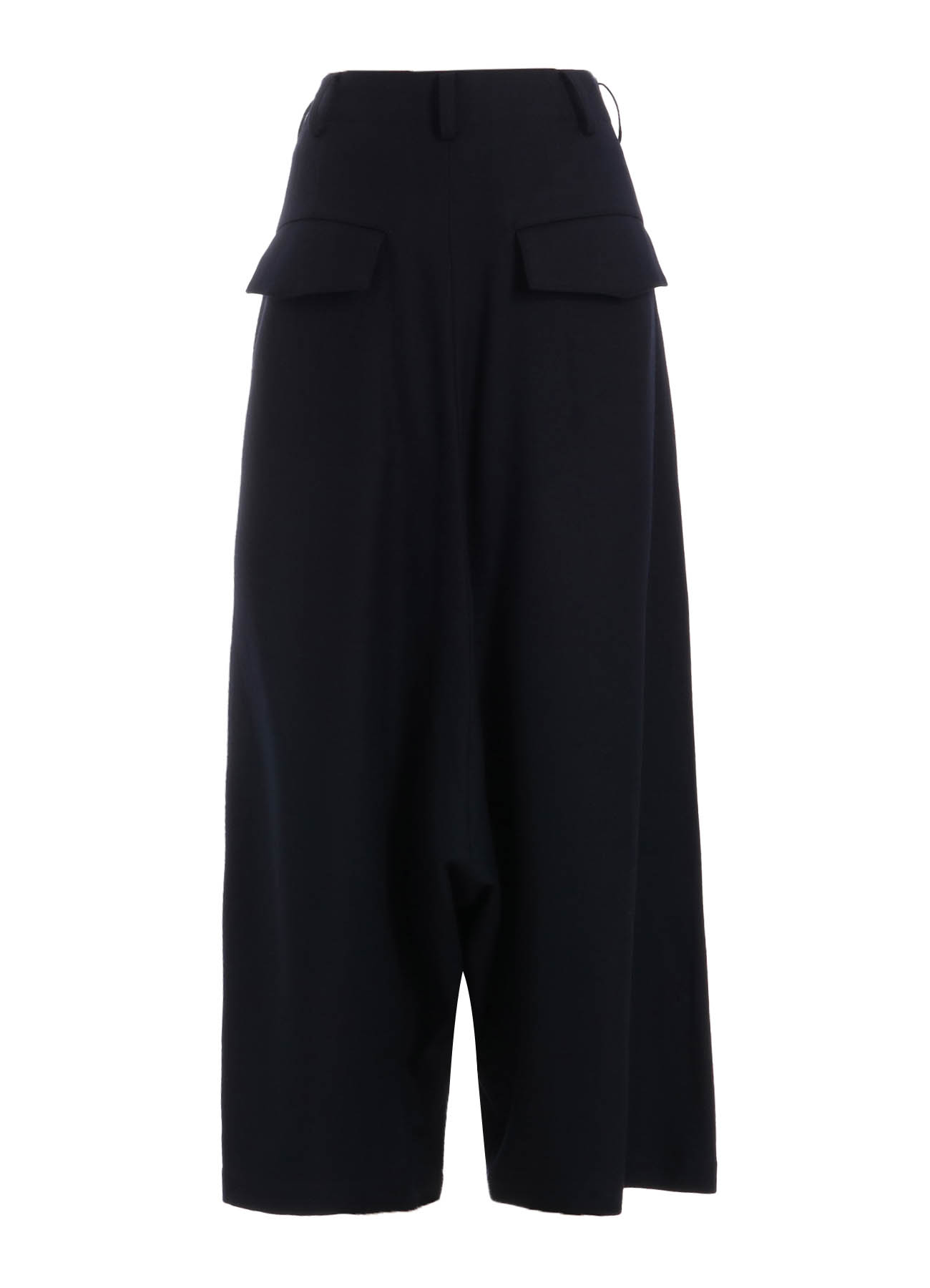 SAXONY R-BACKSIDE FLARE WIDE PANTS