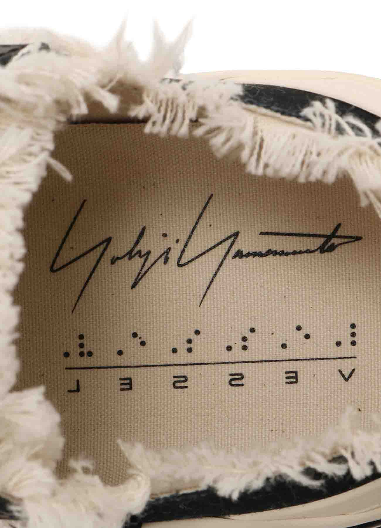 Yohji Yamamoto ×VESSEL C/COMBI LOW TOP DIAL SNEAKERS BK/WH