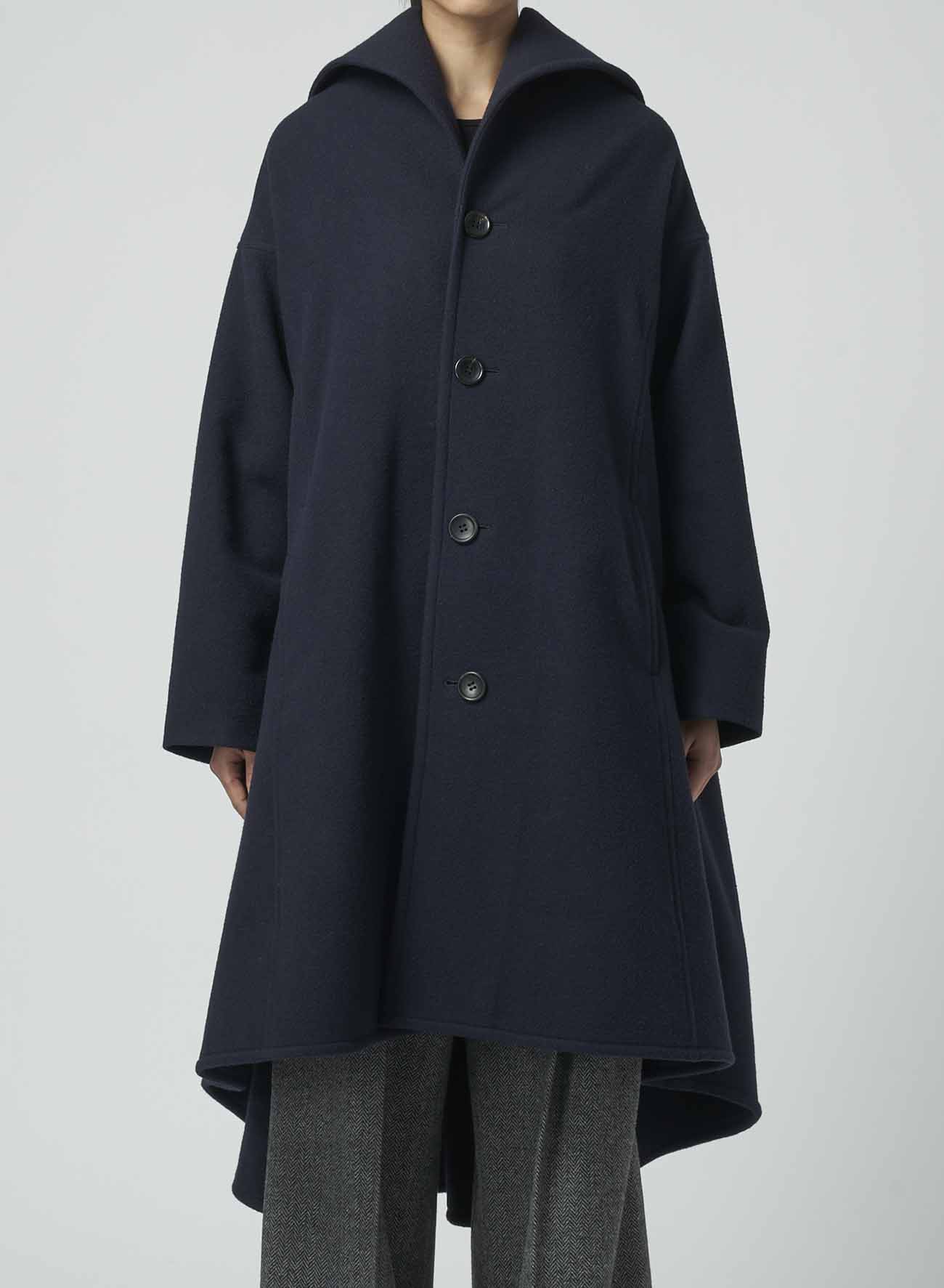 AIRY MOSSER B COLLAR FLARE COAT