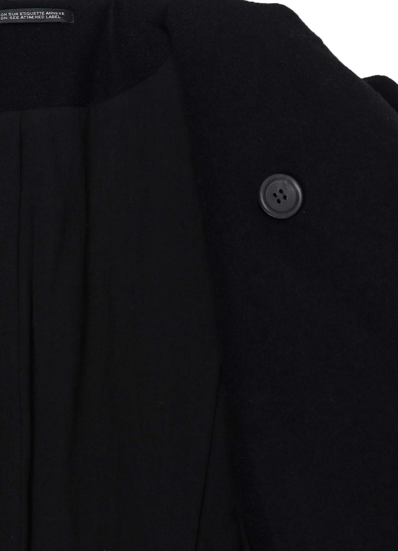 L SLV DRAPE DETAIL COAT