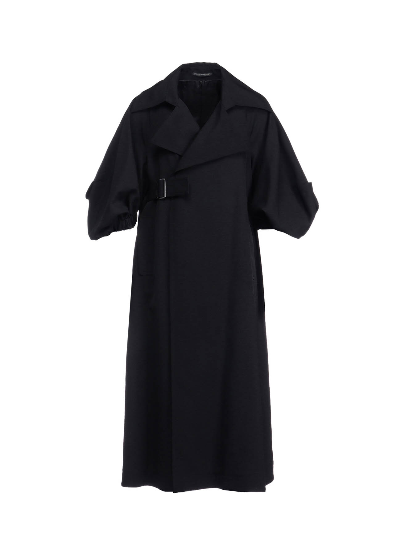 2/60 WOOL GABARDINE BALLOON SLEEVE COAT