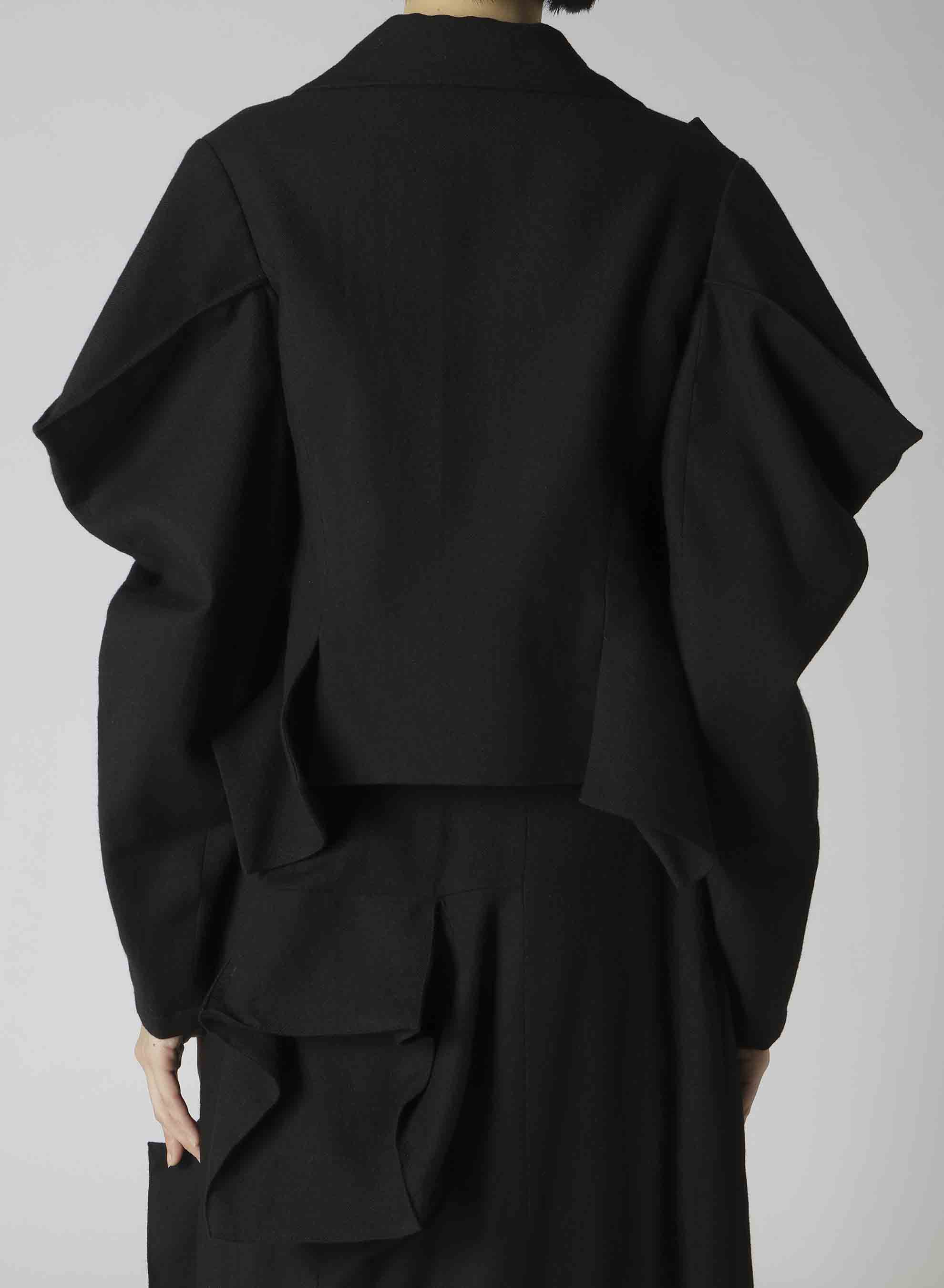 W/C LIGHT SERGE BOX DETAIL WIDE SLEEVE JACKET