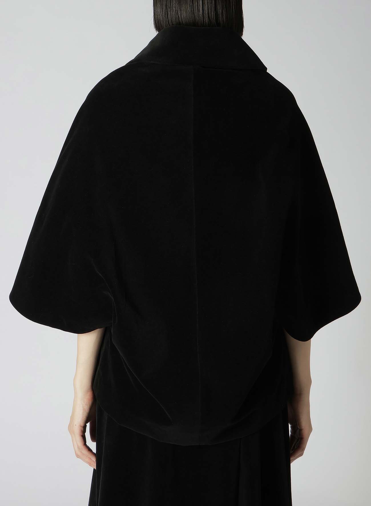 C/Ry VELVET CAPE JACKET