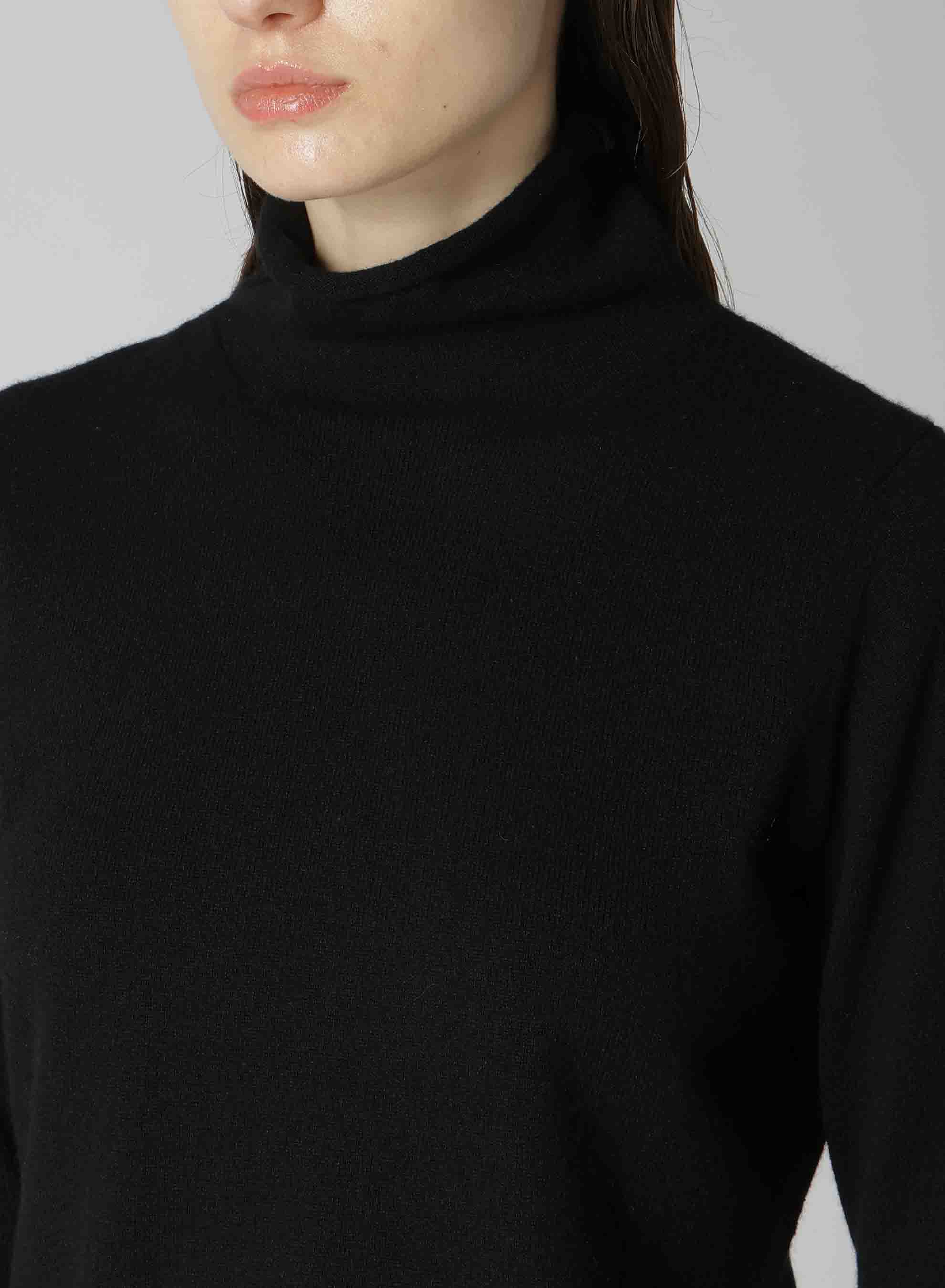 12G EMBROIDERY PLAIN WEAVE EMBROIDERY TURTLE NECK PO