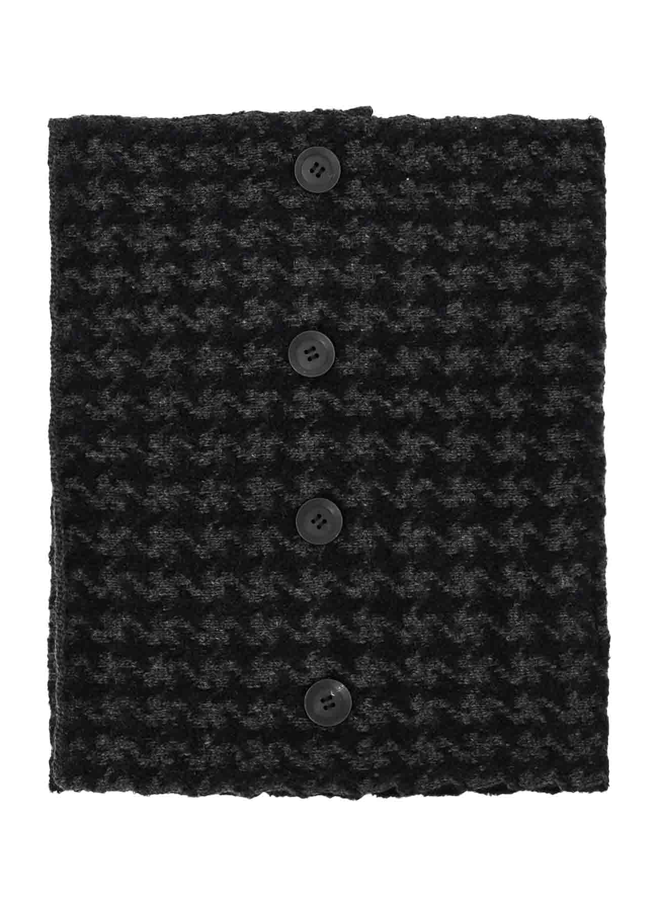 HOUNDSTOOTH L NECK WARMER