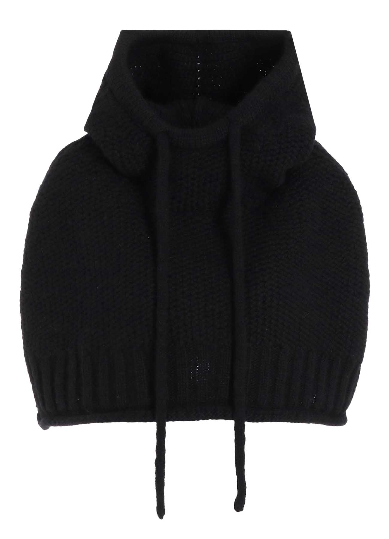 KNIT HOODED WARMER