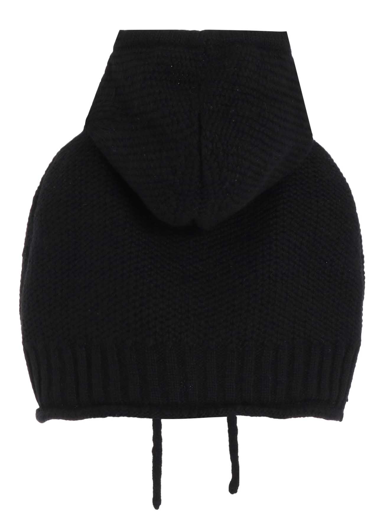 KNIT HOODED WARMER