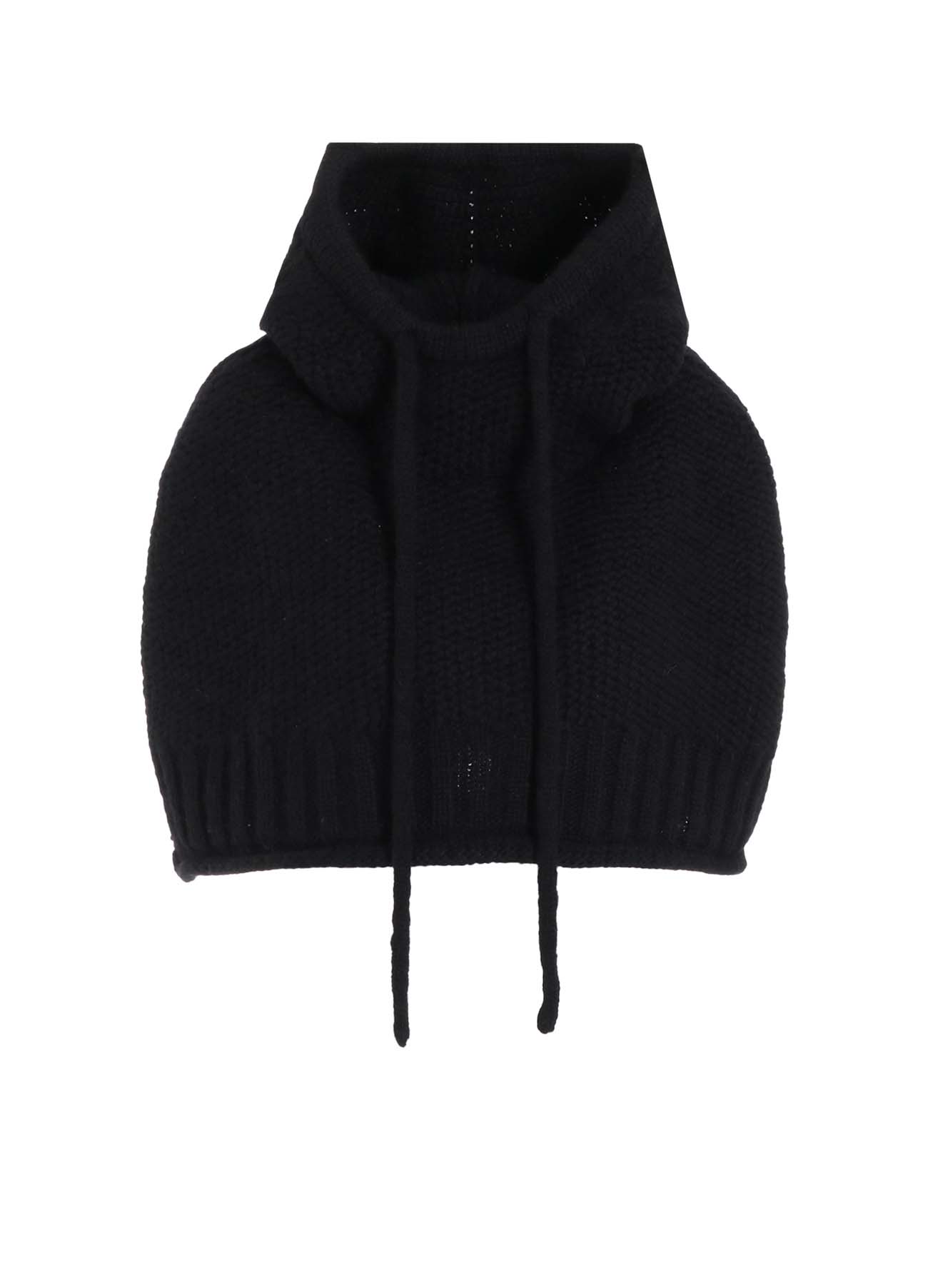 KNIT HOODED WARMER