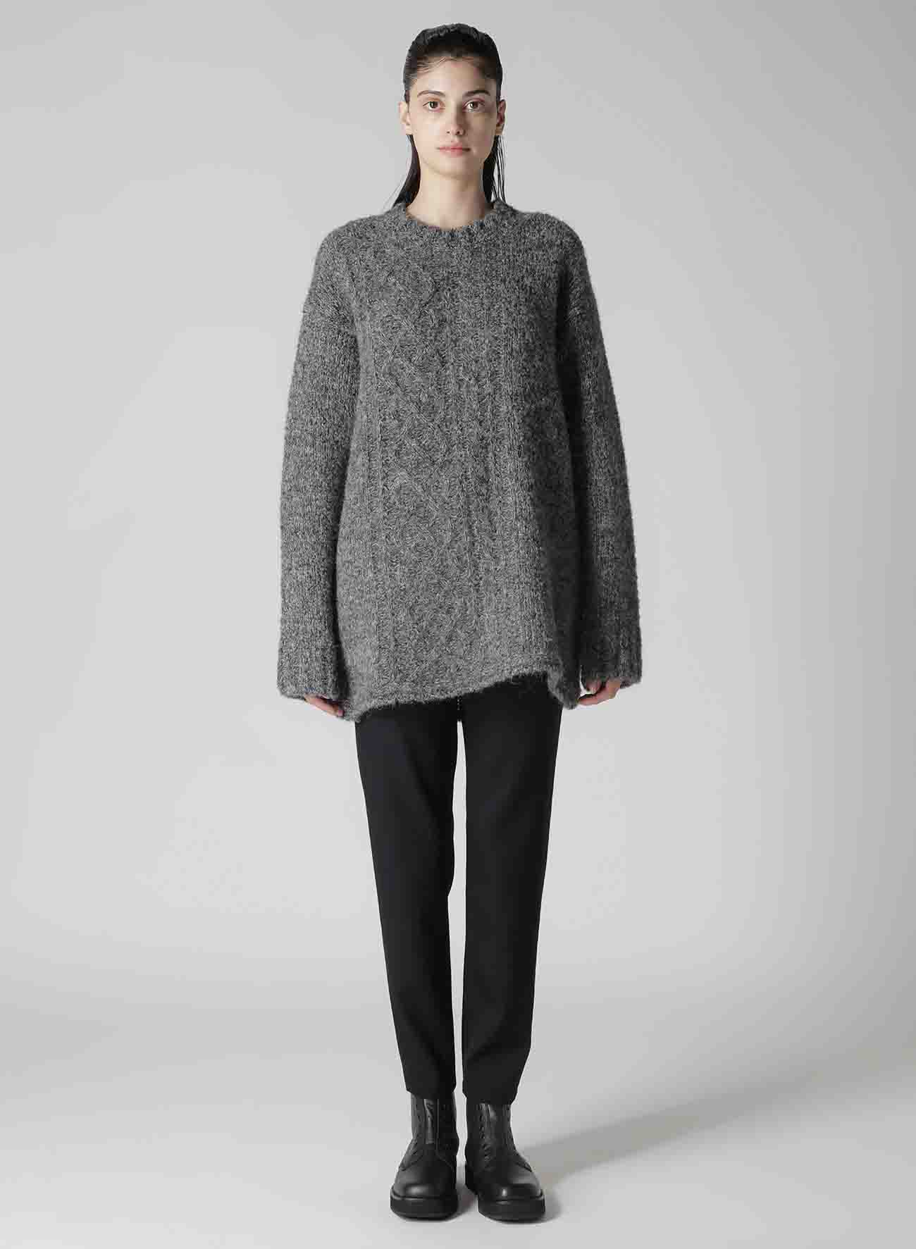 CABLE KNIT ROUND NECK CABLE KNIT PO