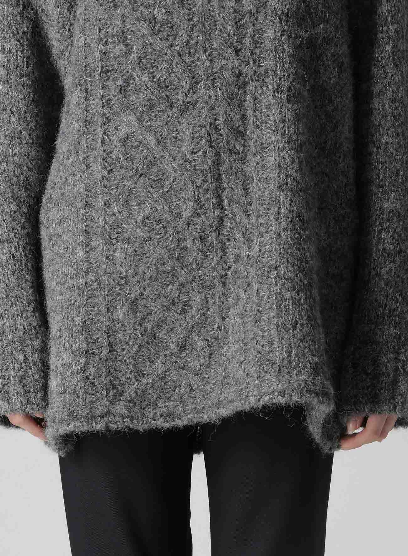 CABLE KNIT ROUND NECK CABLE KNIT PO