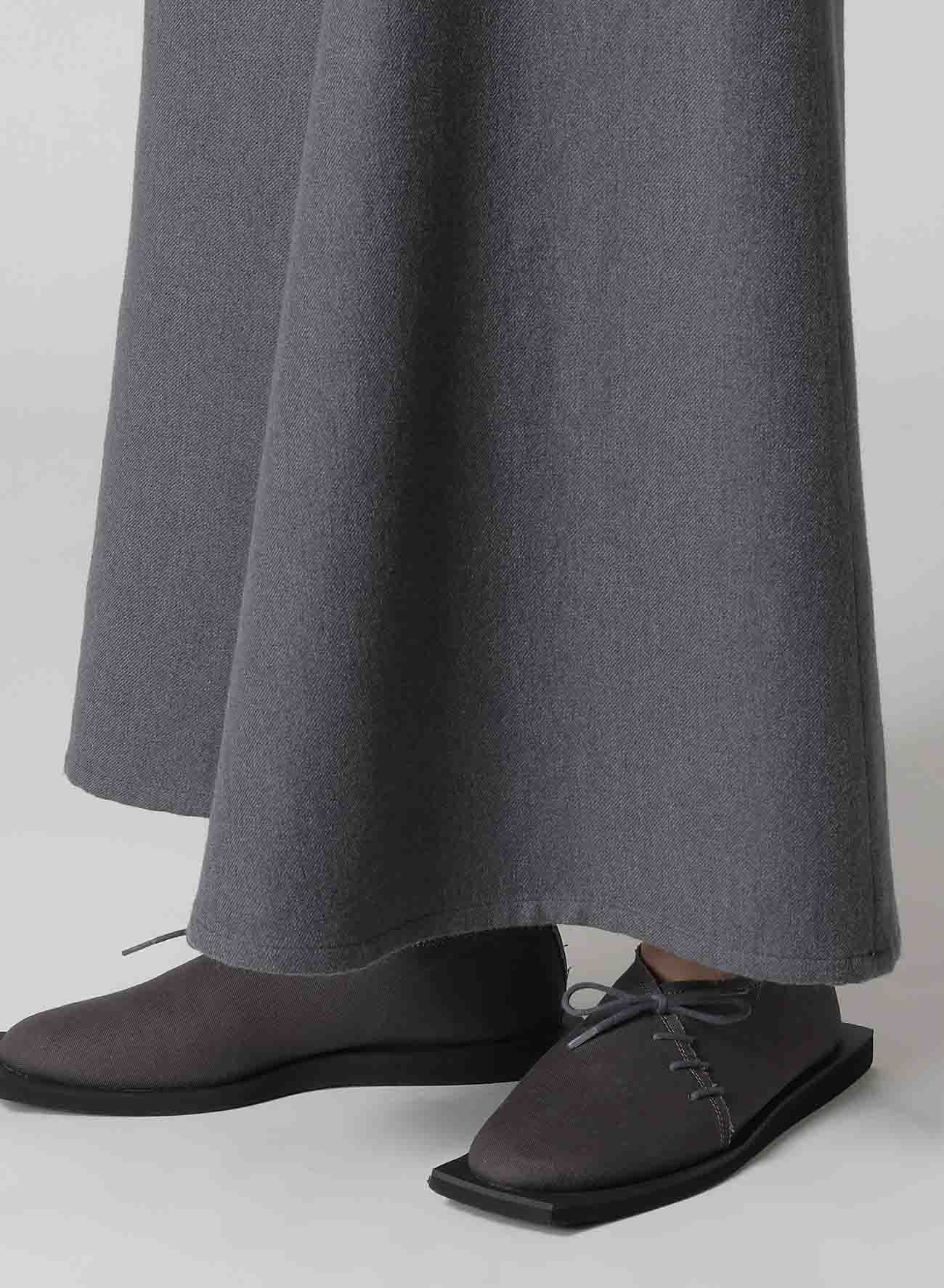 W/C TWILL WASHER L SLIM FLARE SKIRT