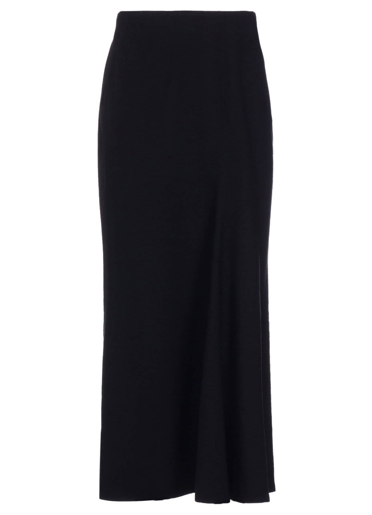 DAMAGED GABARDINE L SLIM FLARE SKIRT