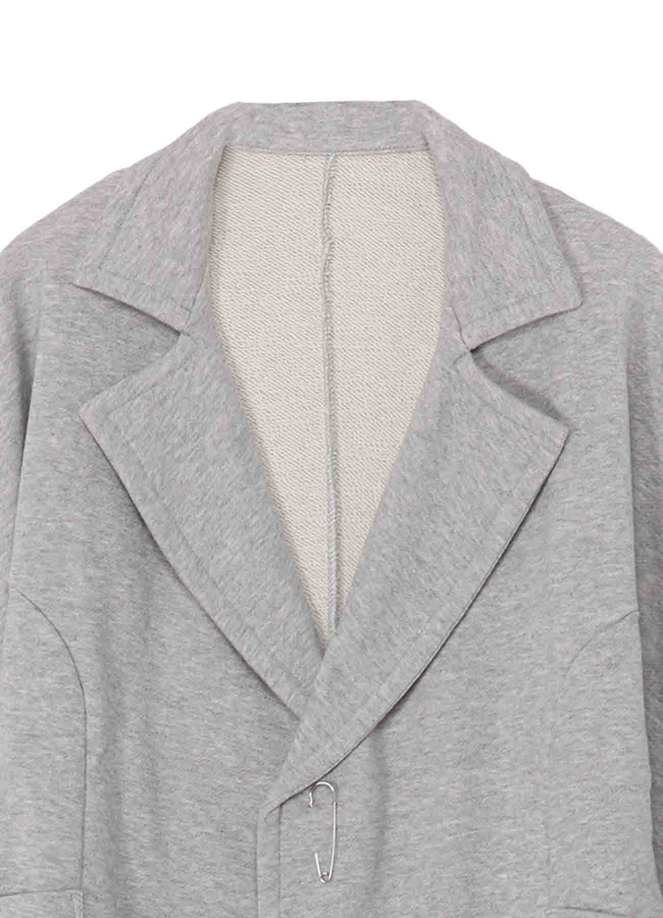 30/10 FRENCH TERRY FLARED JACKET LIKE CARDIGAN