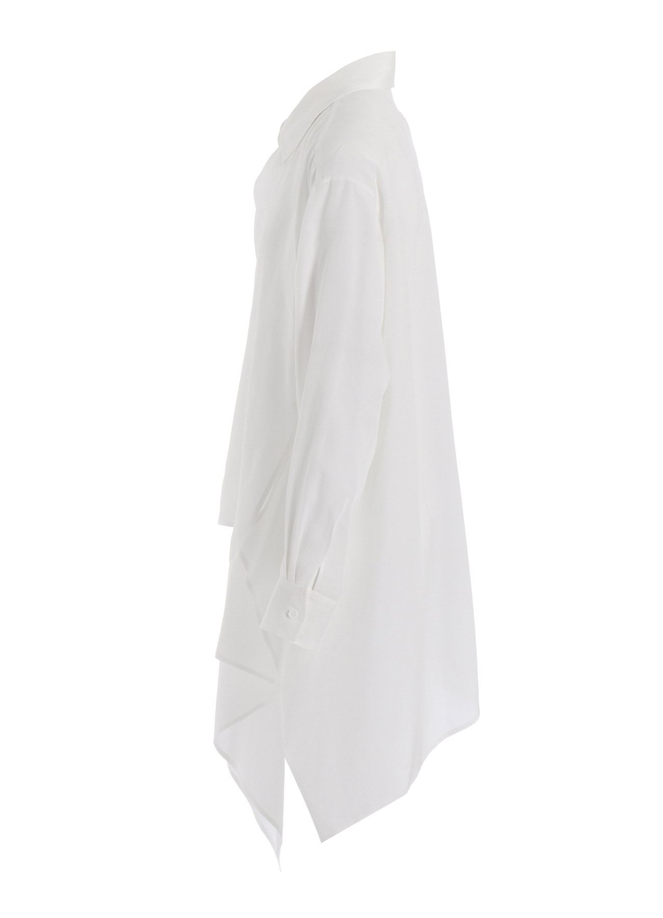 CELLULOSE LONG ASYMMETRY BLOUSE