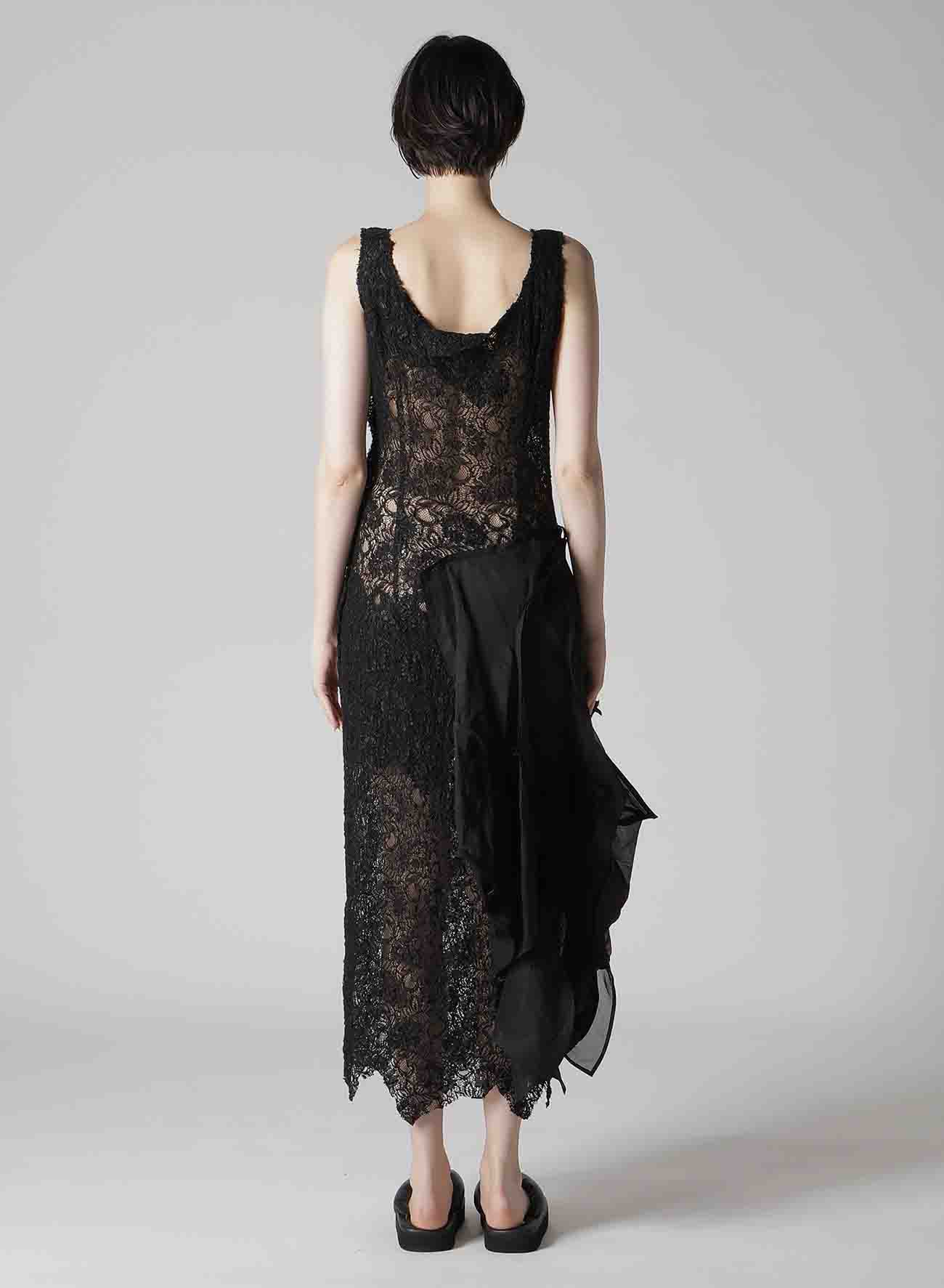 LACE PANEL 3D DRESS