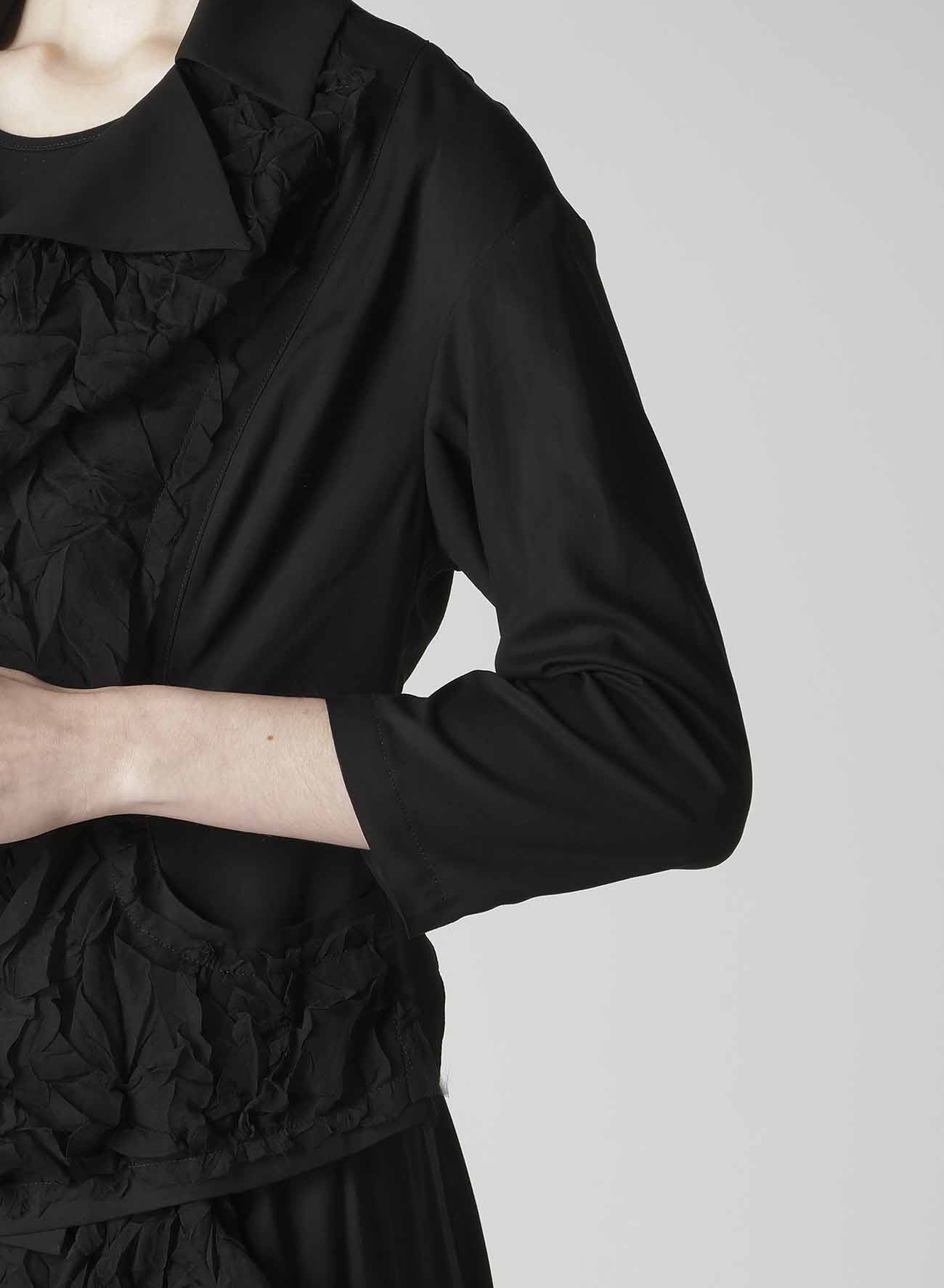 CUT-OUT COLLAR JACKET