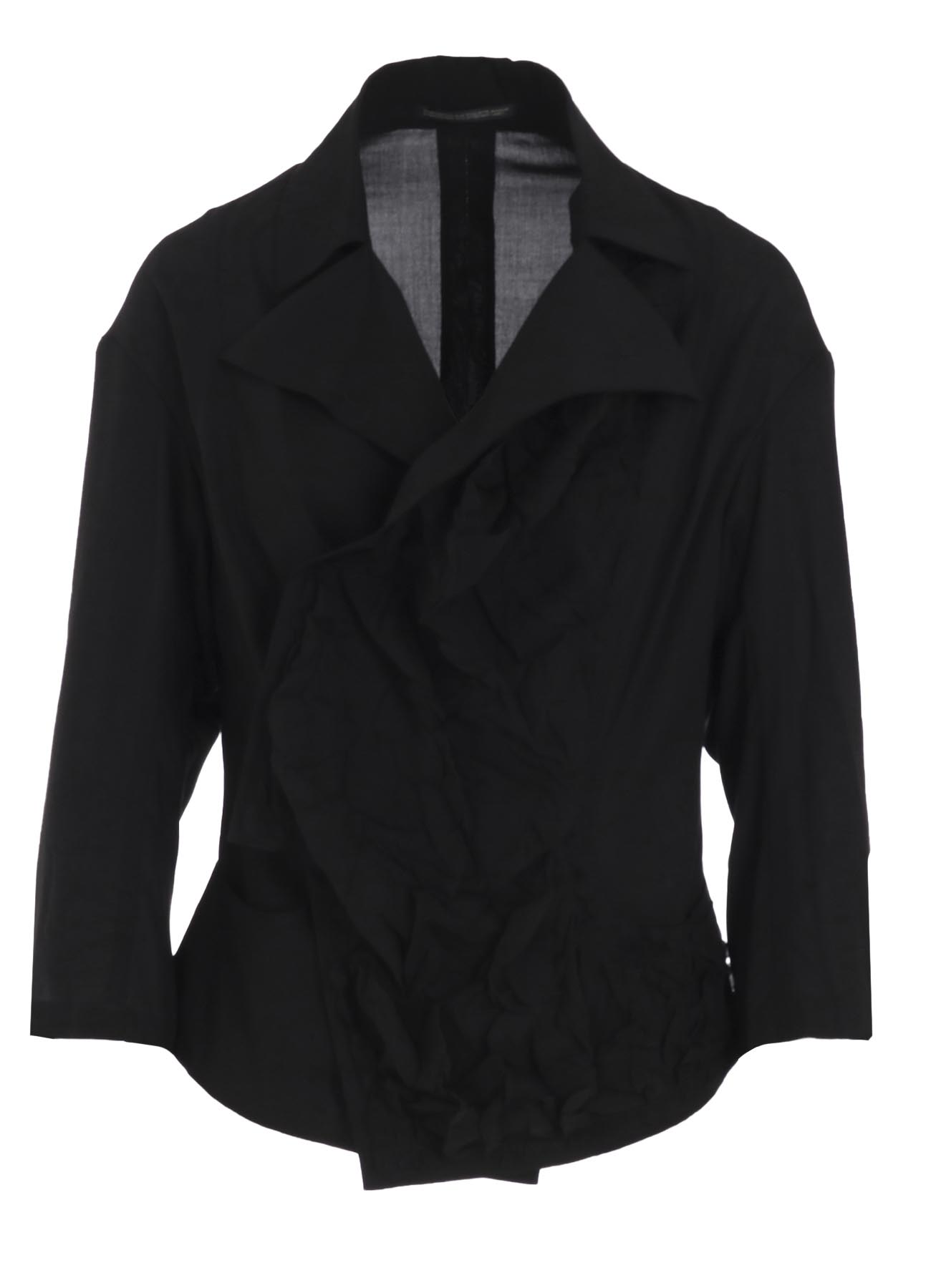 CUT-OUT COLLAR JACKET