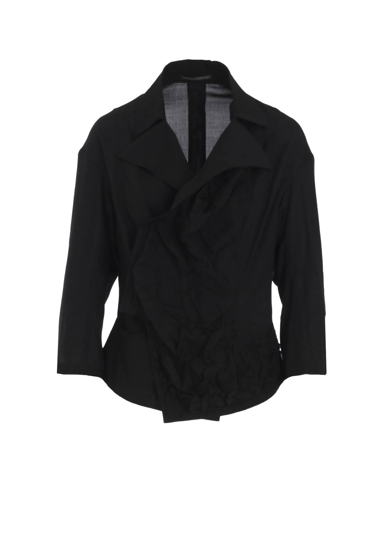 CUT-OUT COLLAR JACKET