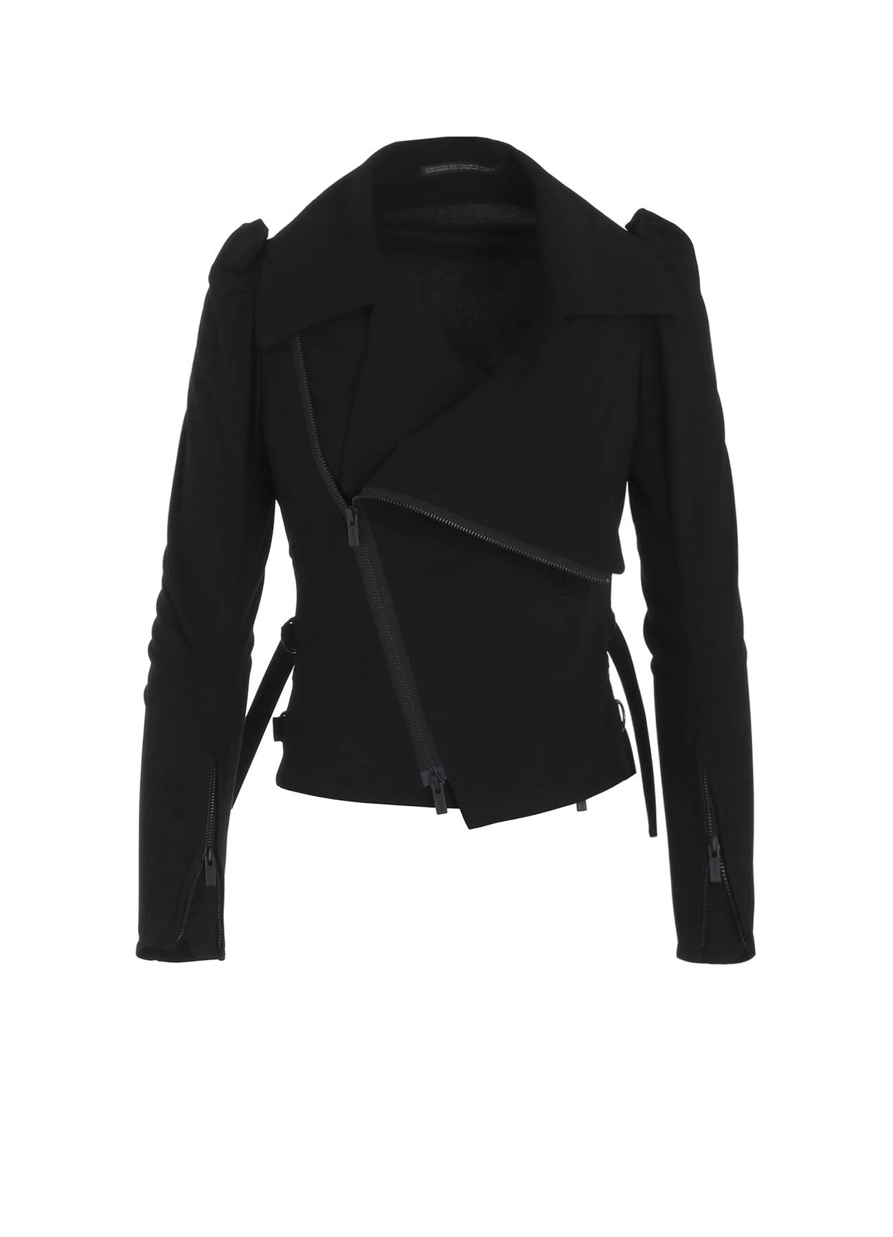 Ry SEETING CLOTH BIG LAPEL BIKER JACKET