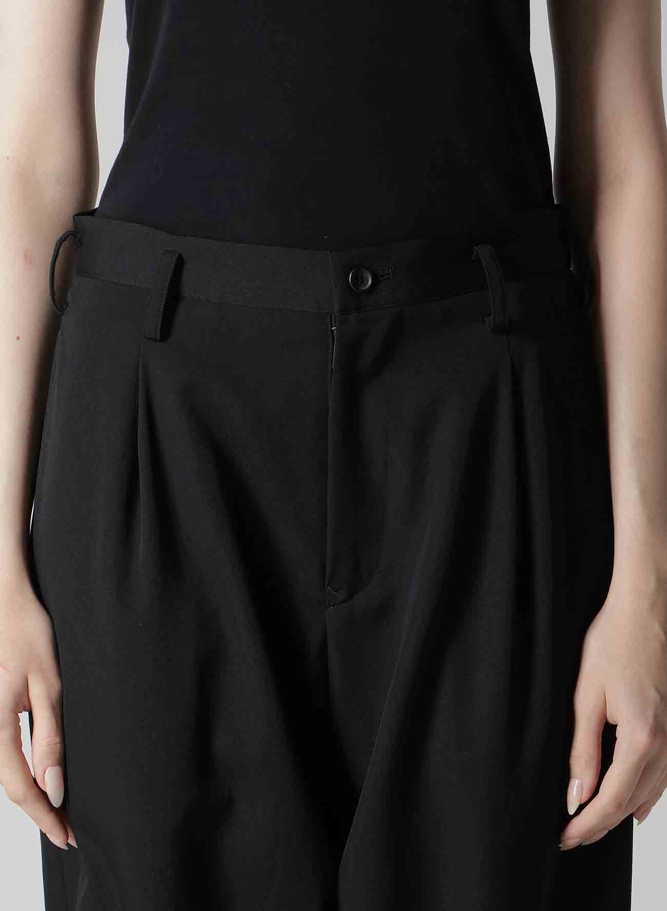 GABARDINE CROPPED PANTS