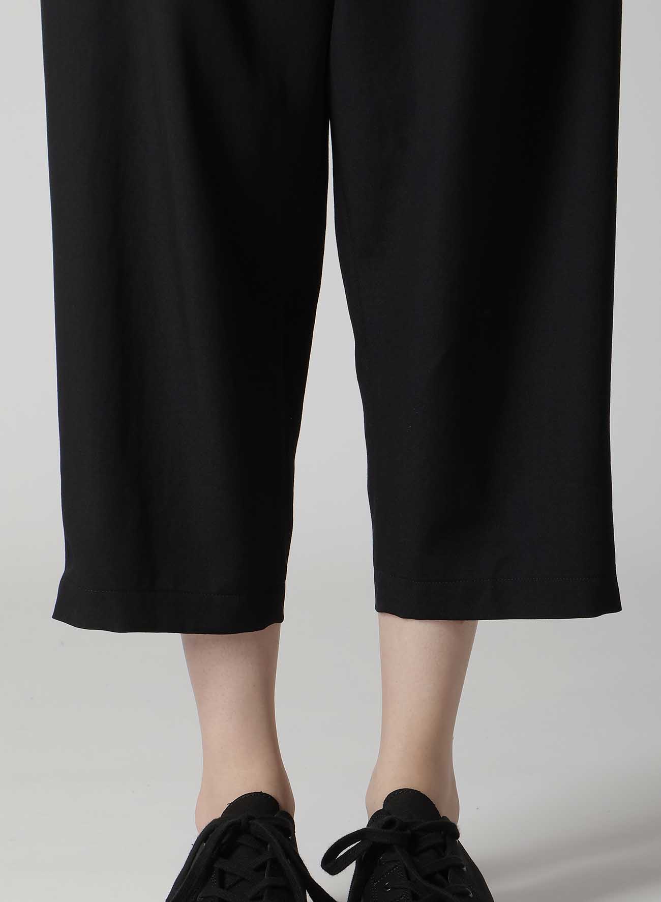 GABARDINE CROPPED PANTS