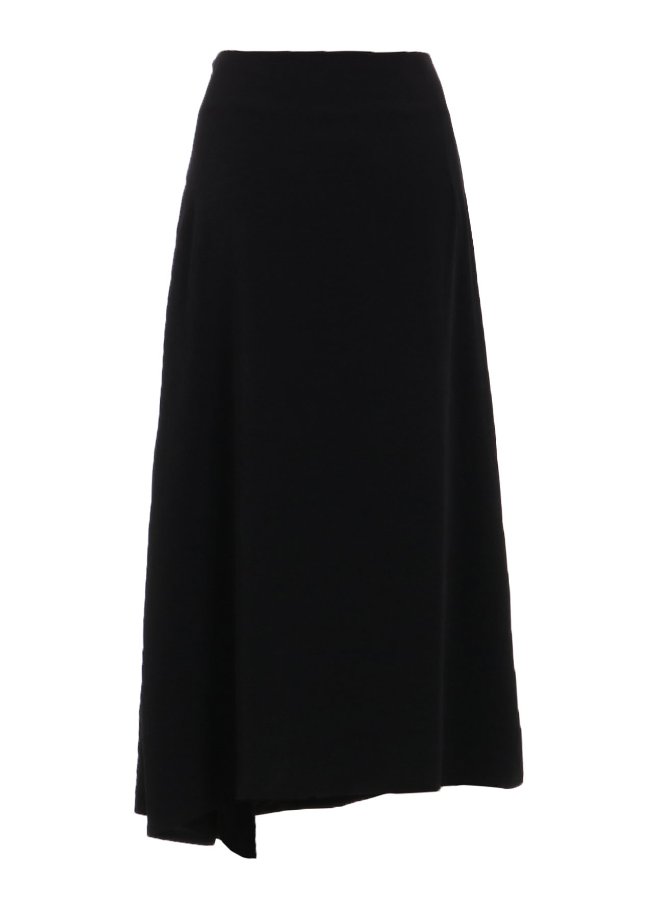 TA/PE CREPE DE CHINE L DRAPED SKIRT