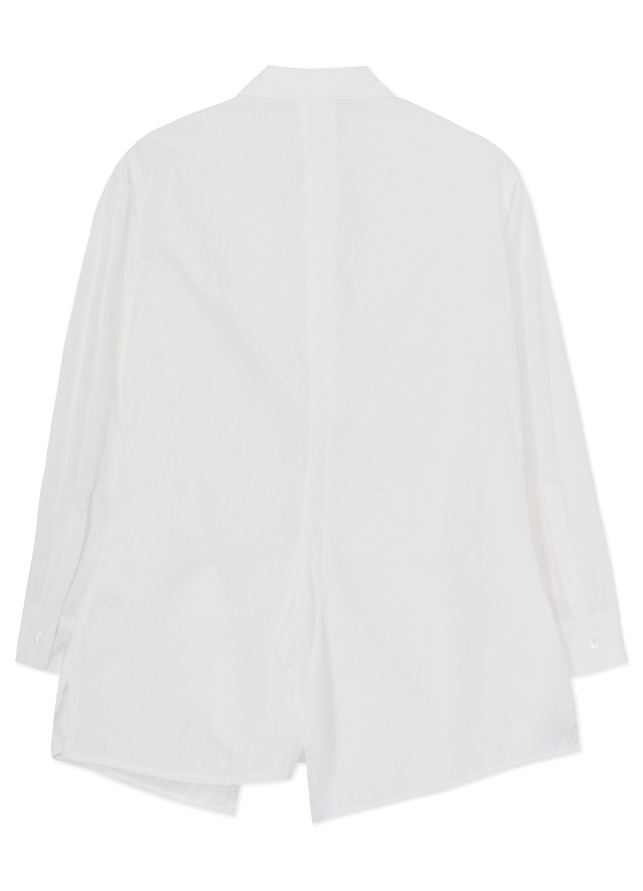 COTTON BROAD OVERLAPPED SEAM BLOUSE