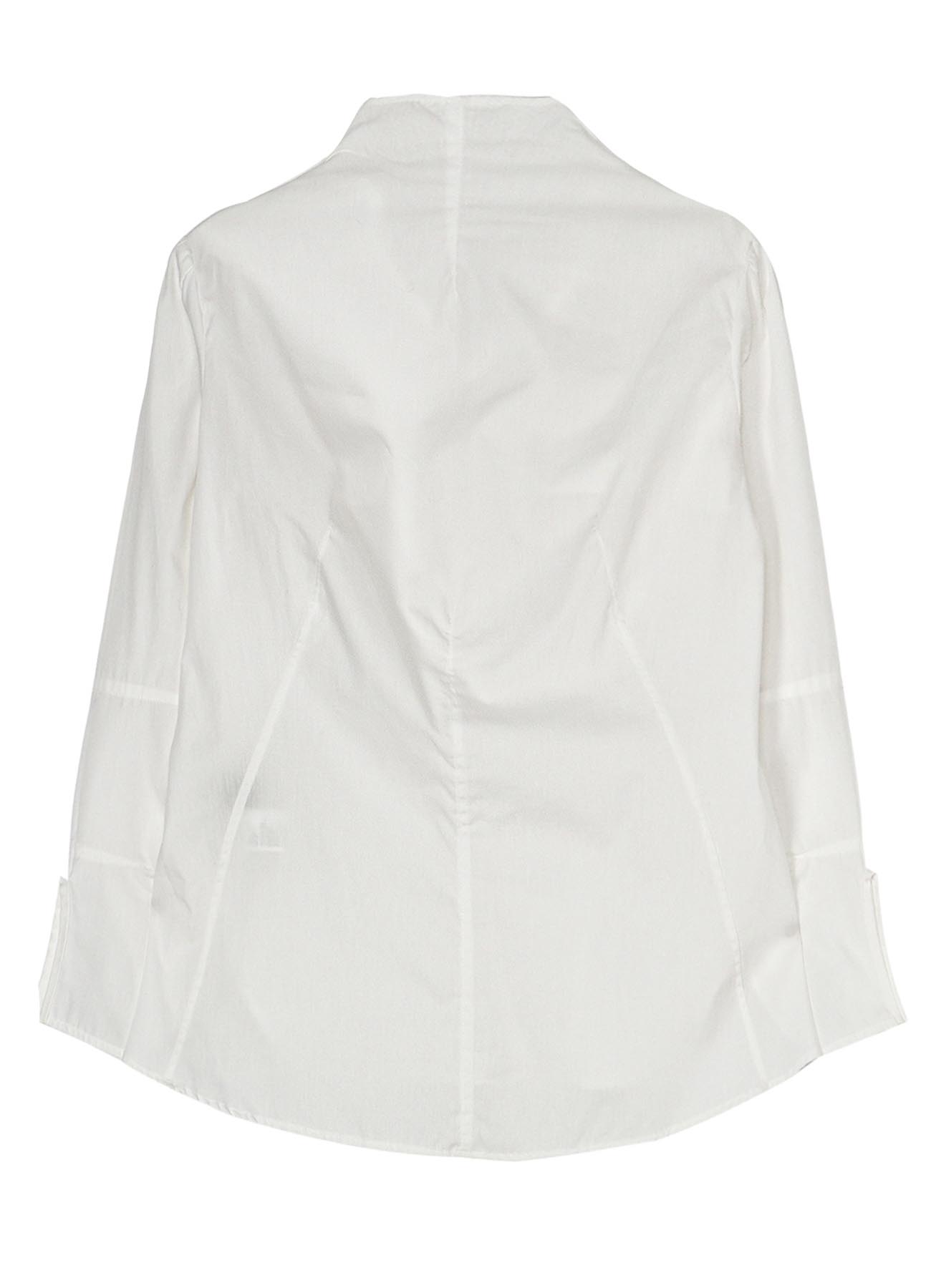 COTTON BROAD POCKET DETAIL HIGH NECK JACKET