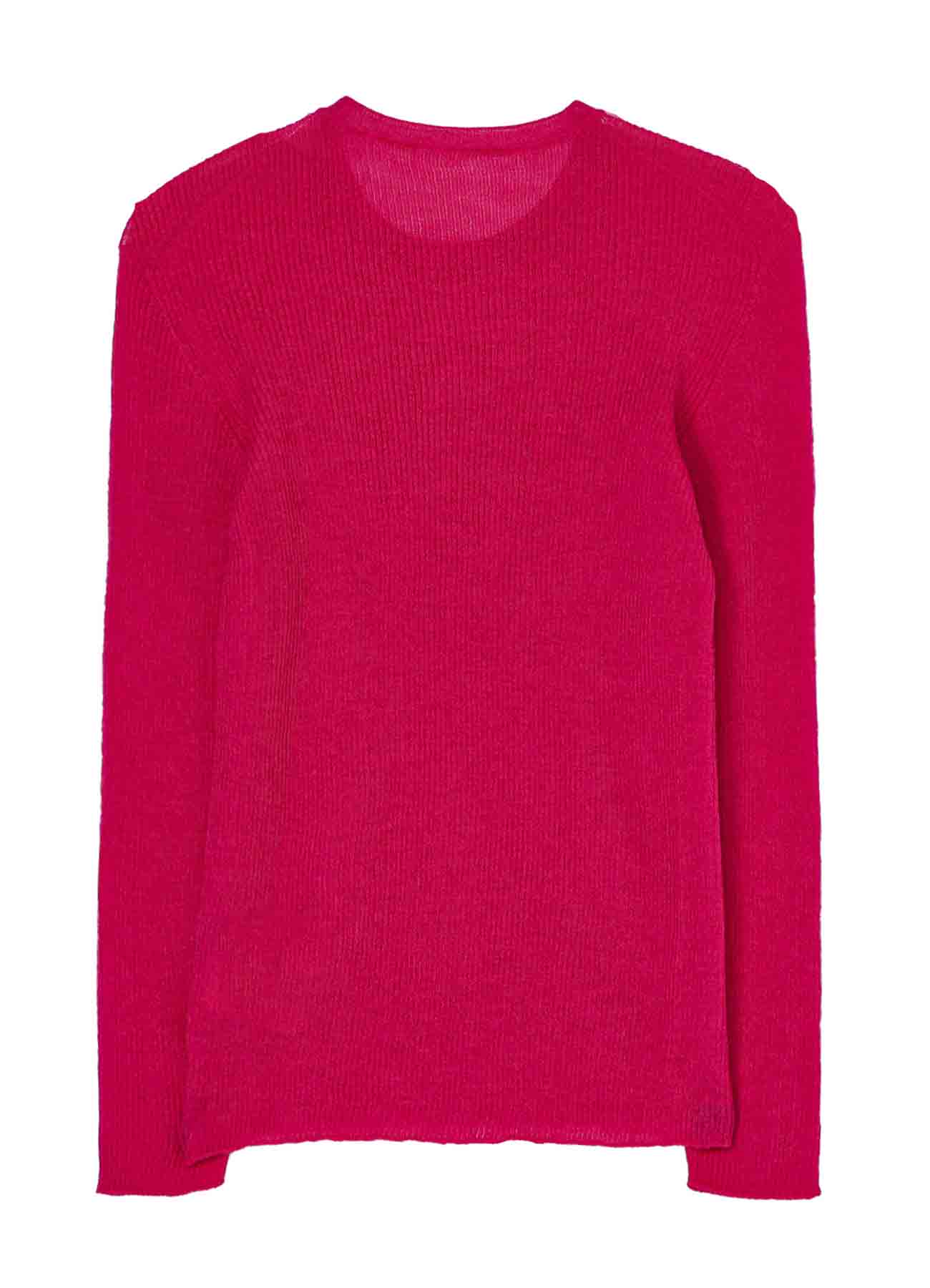 12G2P RIB ROUND NECK LONG SLV PULLOVER