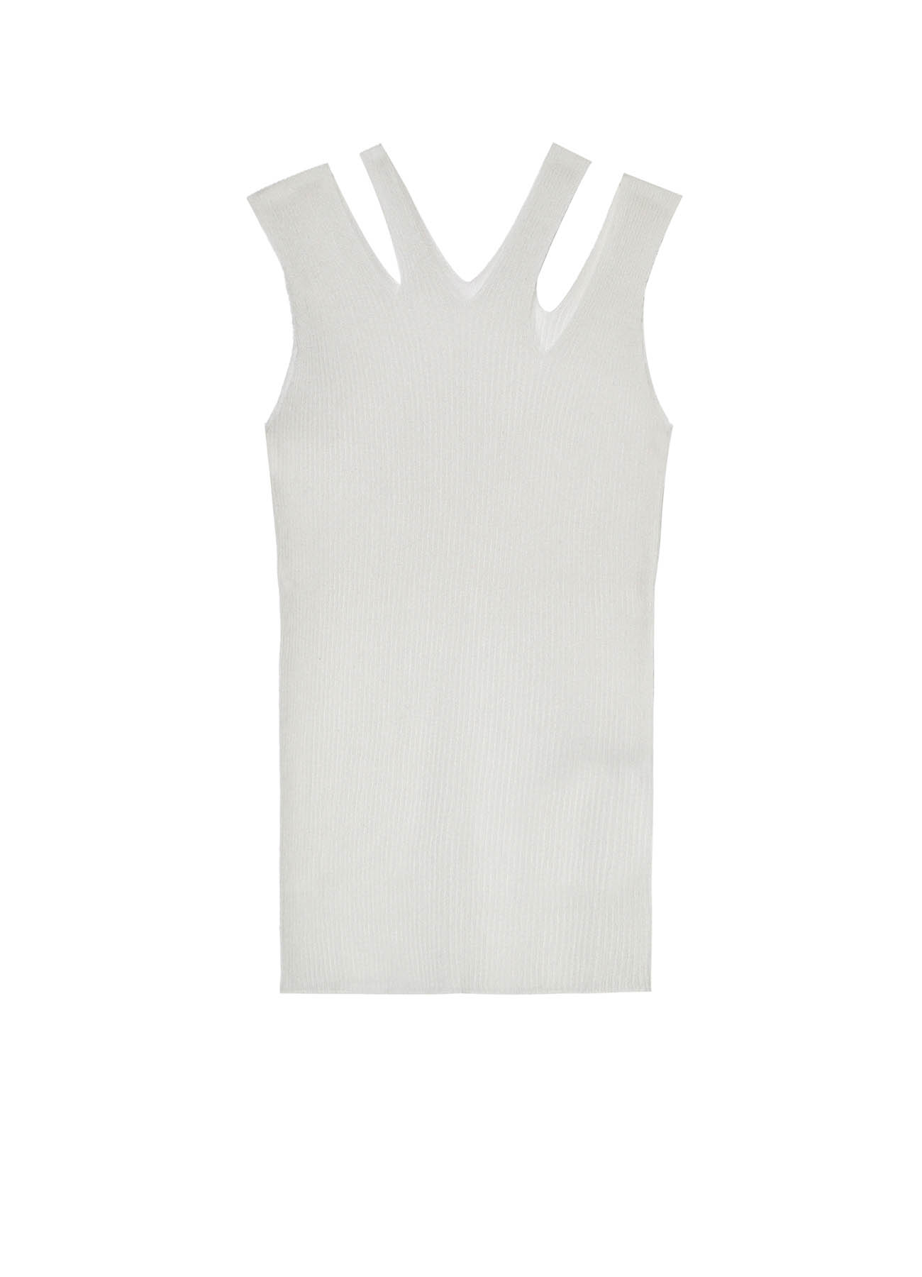 12G 3*3 RIB collections SLEEVELESS TOP A