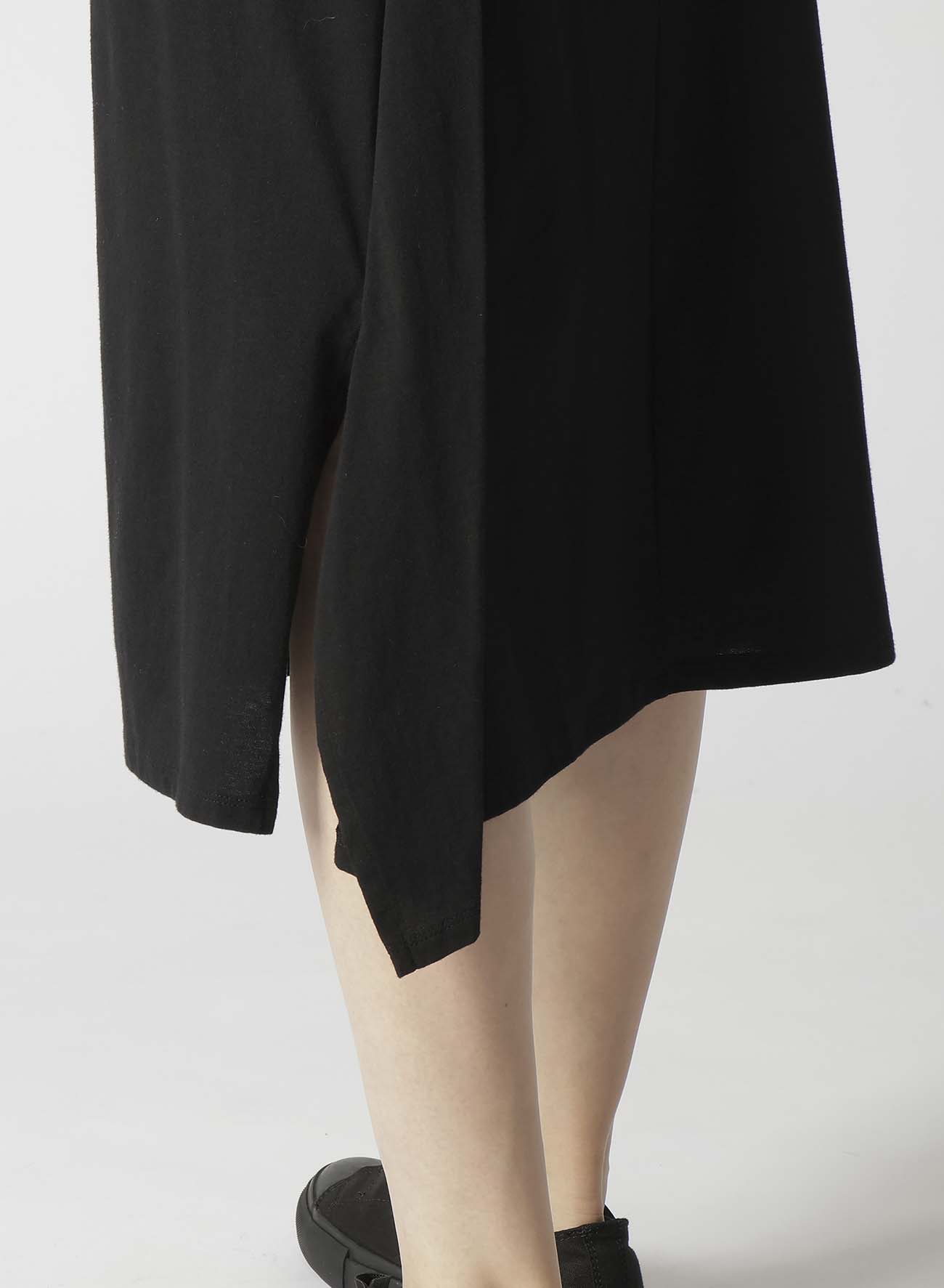 30/-COMBED JERSEY TUCK DETAIL SKIRT