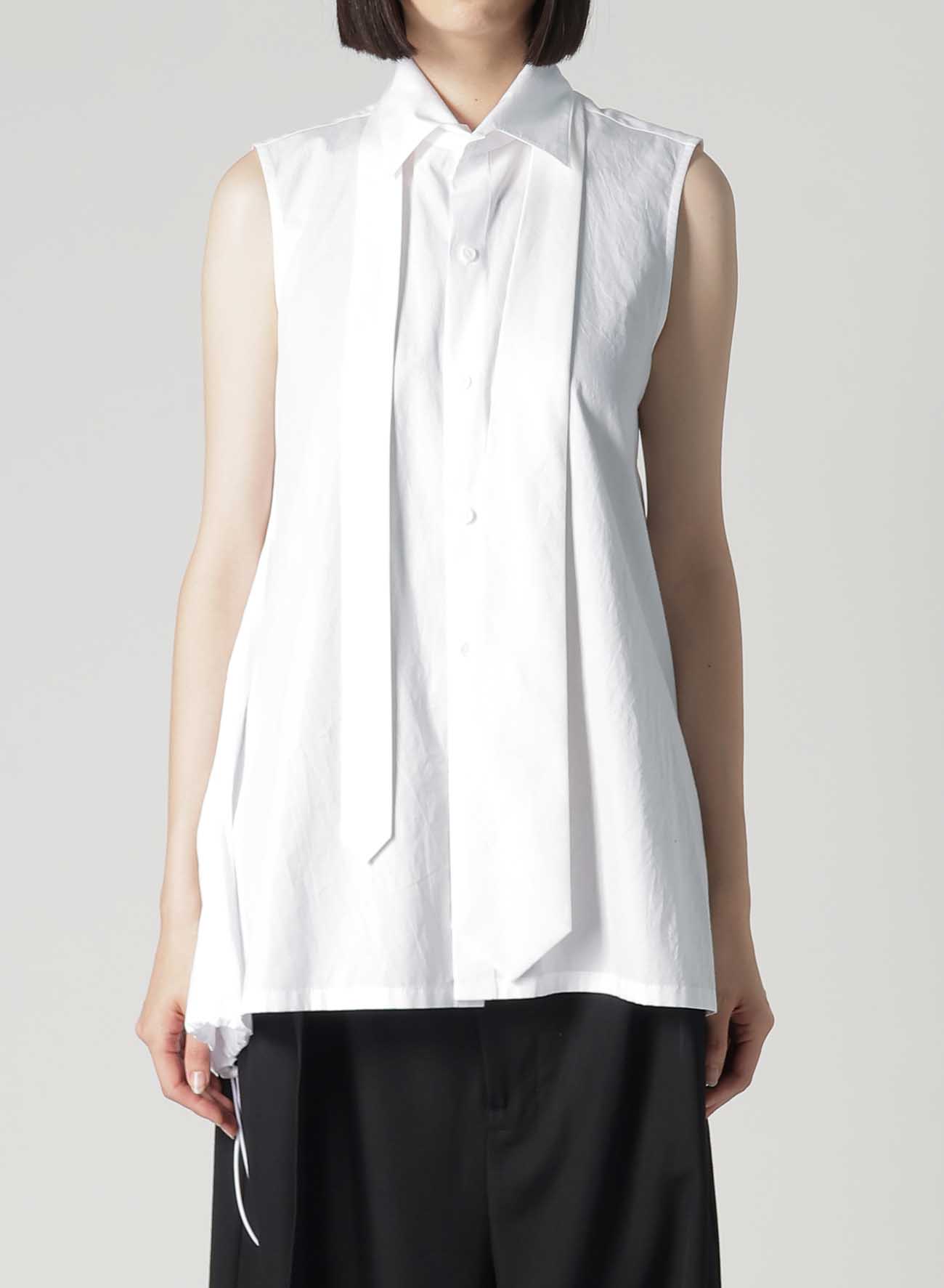 【12/6 10:00(JST) Release】BROAD R-SLEEVELESS TIE BLOUSE