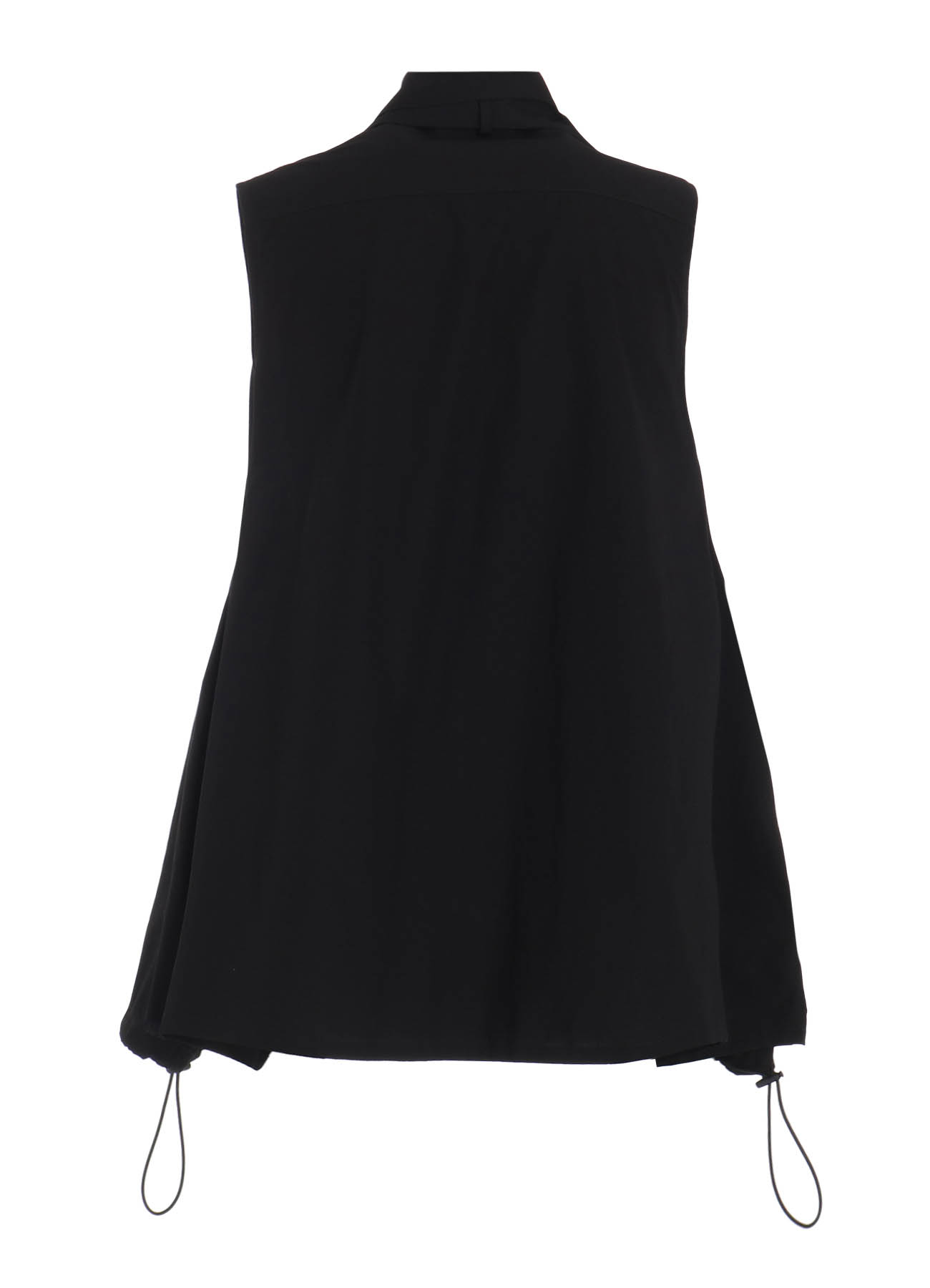 BROAD R-SLEEVELESS TIE BLOUSE