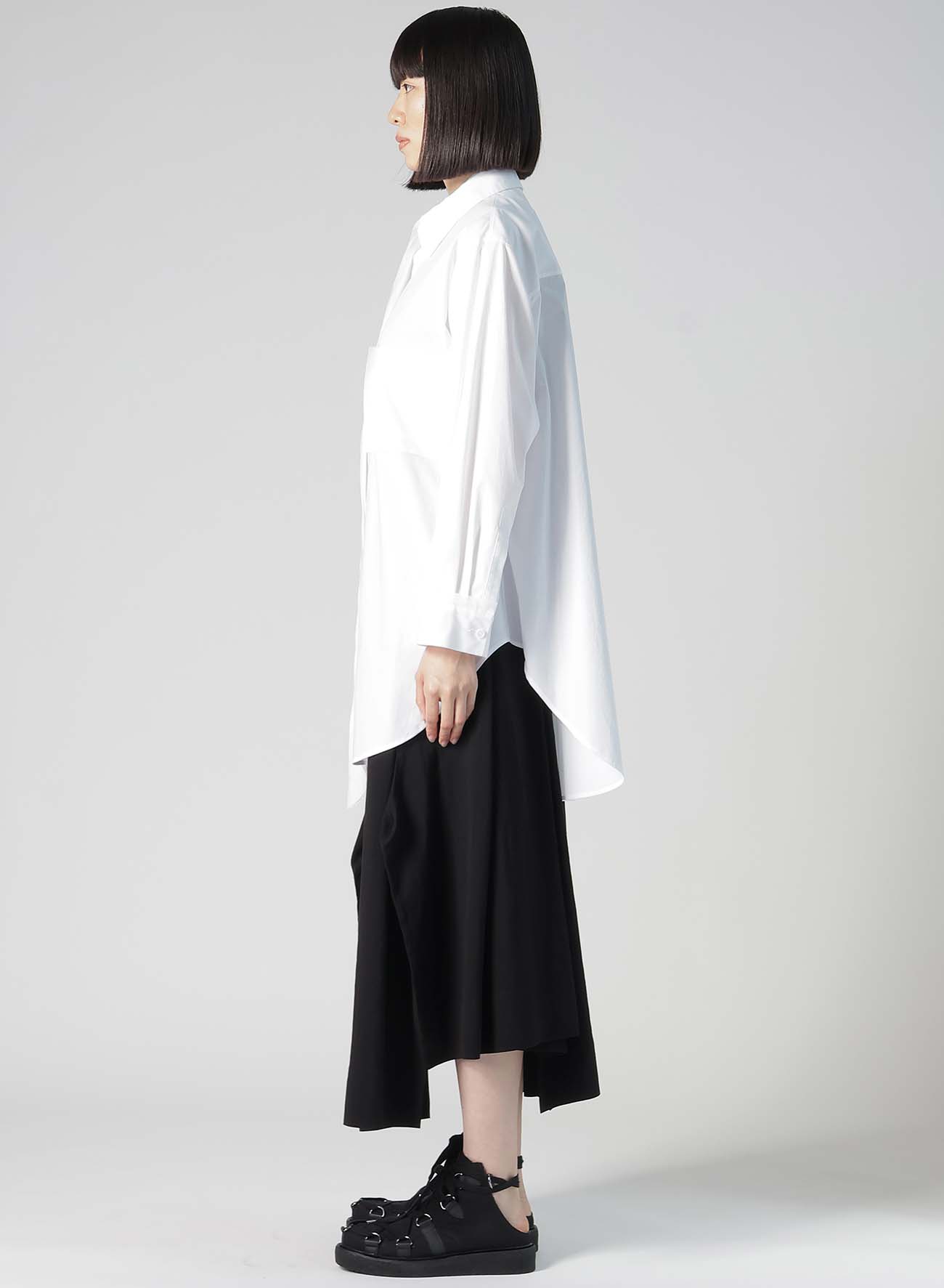 【12/6 10:00(JST) Release】BROAD R-CUTTING TIE BLOUSE