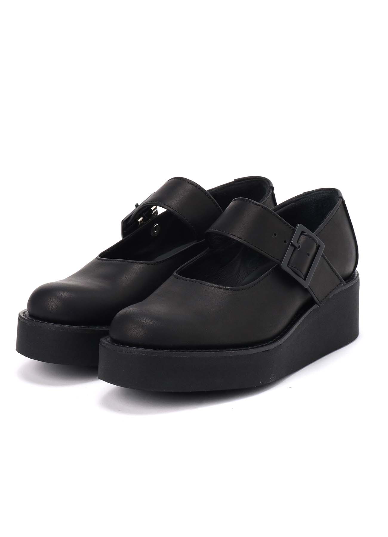 【12/6 10:00(JST) Release】SOFT SMOOTH LEATHER PLATFORM STRAP SHOES