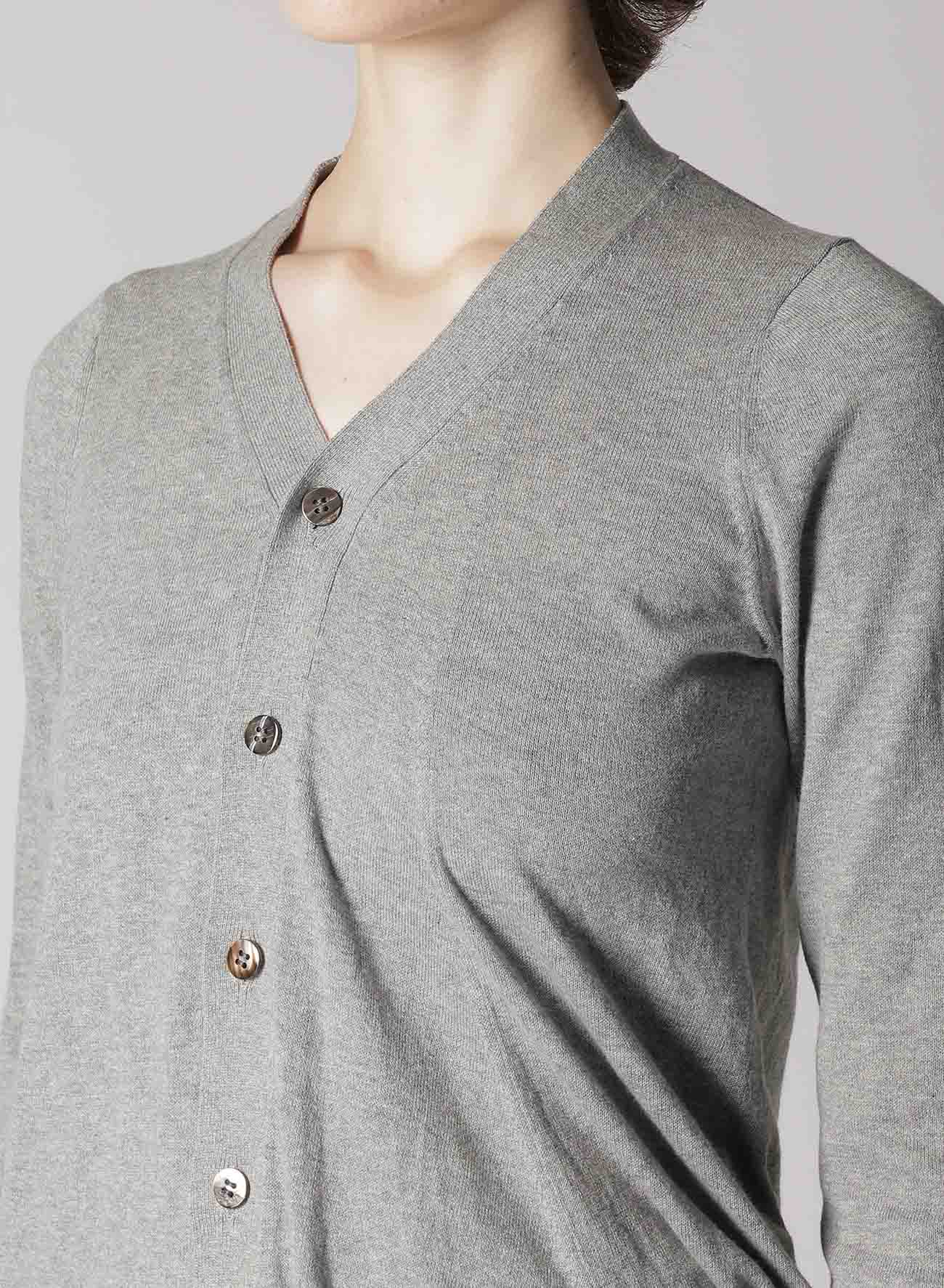 【12/6 10:00(JST) Release】COYARN 32/2 R-14G V NECK CARDIGAN