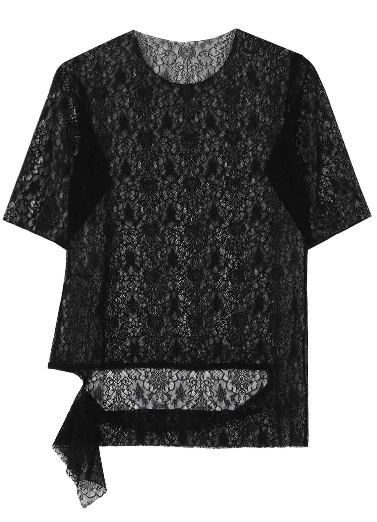 【12/6 10:00(JST) Release】STRETCHED LACE R-HEM TWISTED T