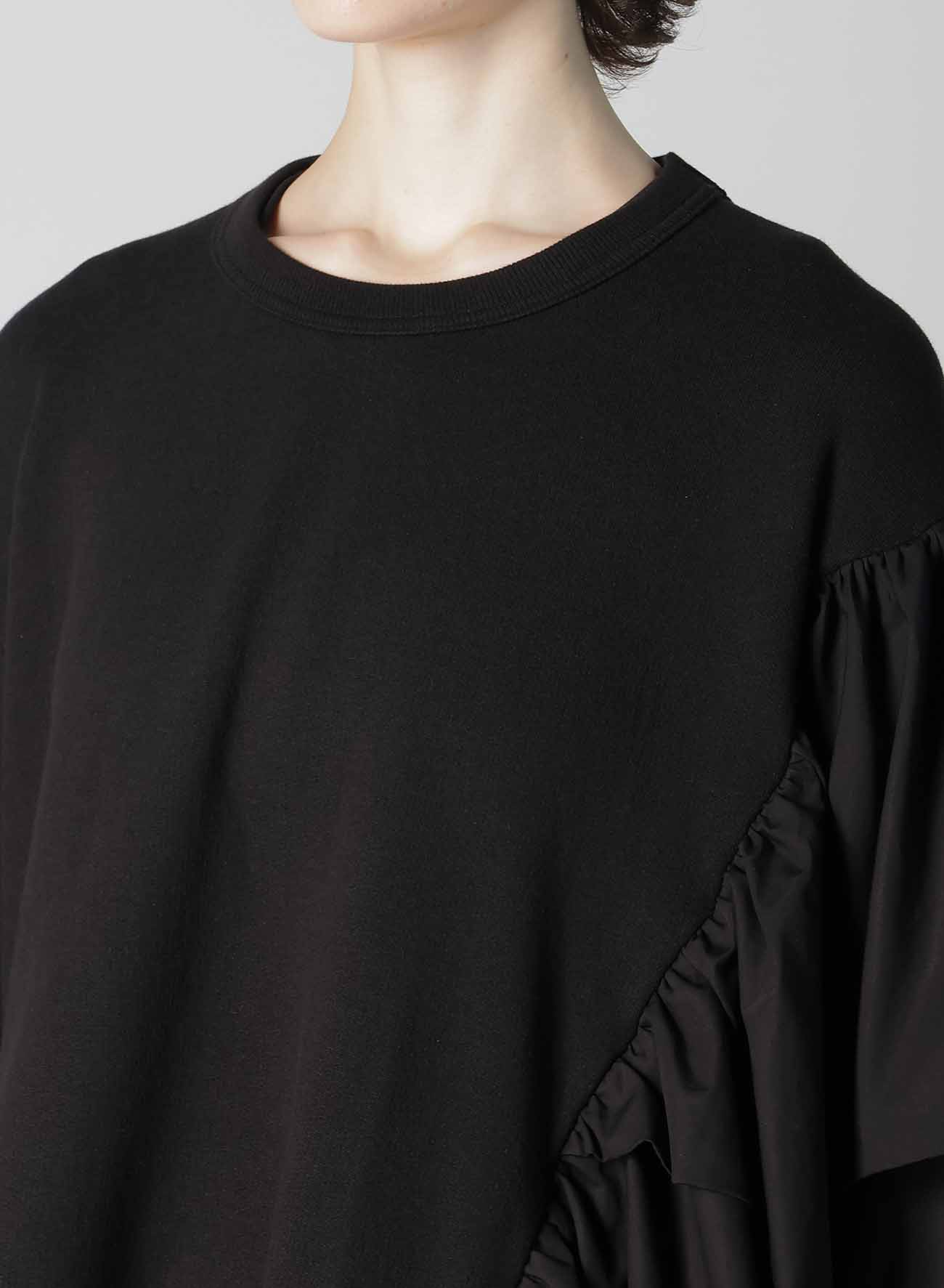 【12/6 10:00(JST) Release】LIY/C FRENCH TERRY R-FRILL SWEAT SHIRT