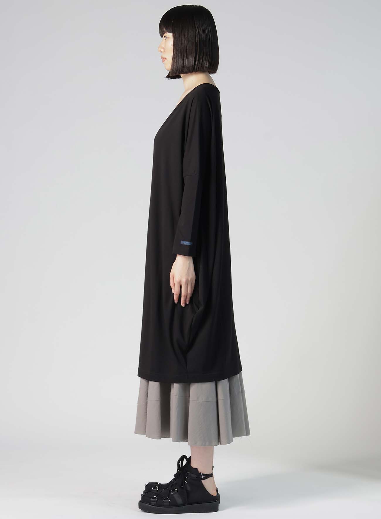 【12/6 10:00(JST) Release】COTTON SINGLE JERSEY R-DOLMAN BIG DRESS