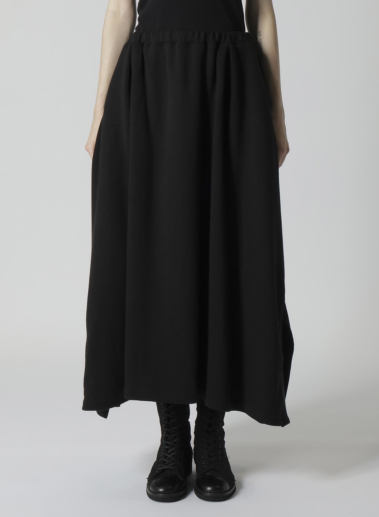 Liy/C FRENCH TERRY R-CUFF SKIRT
