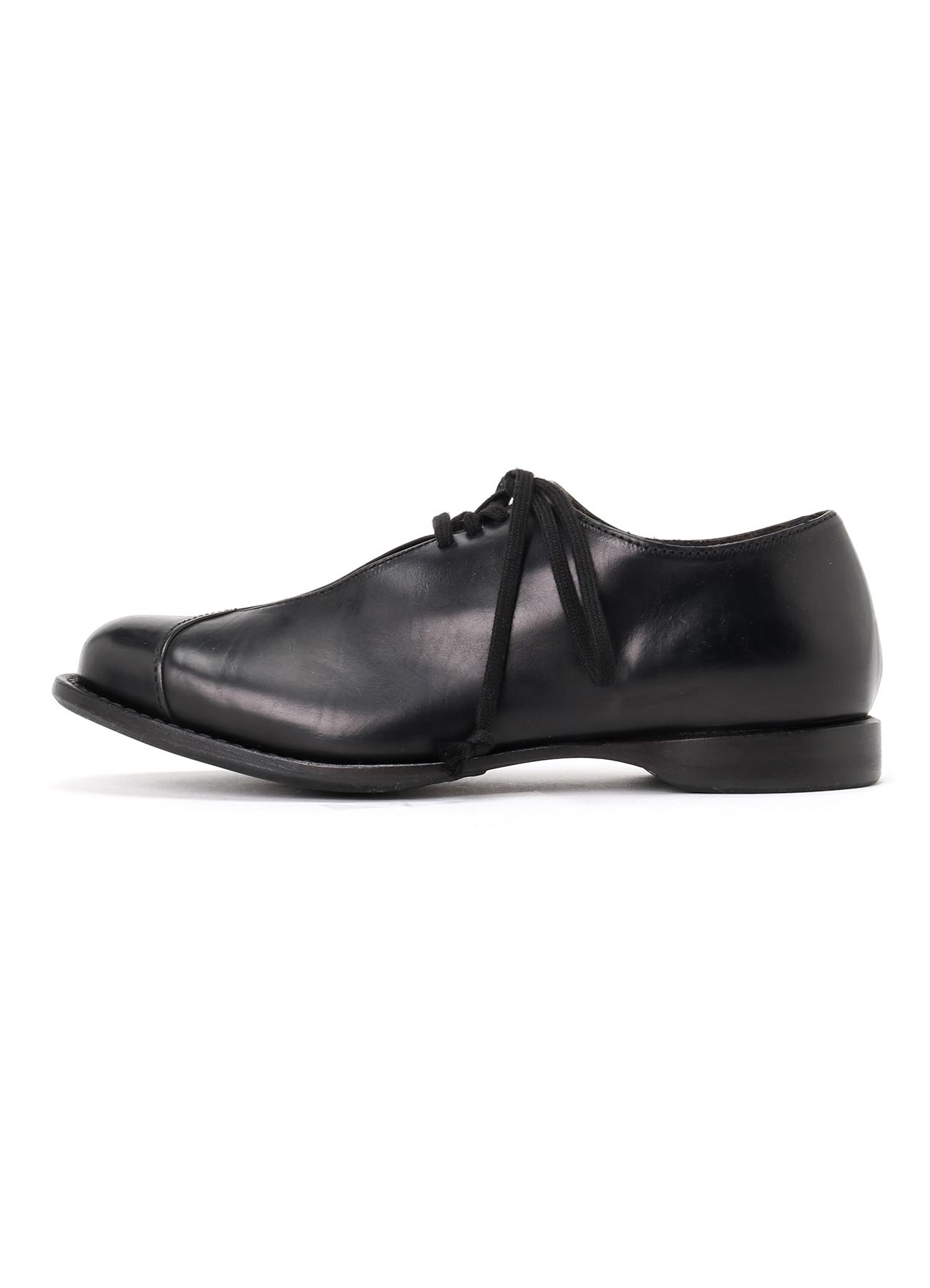 WAXED CALF CUT-OUT DERBY SHOES