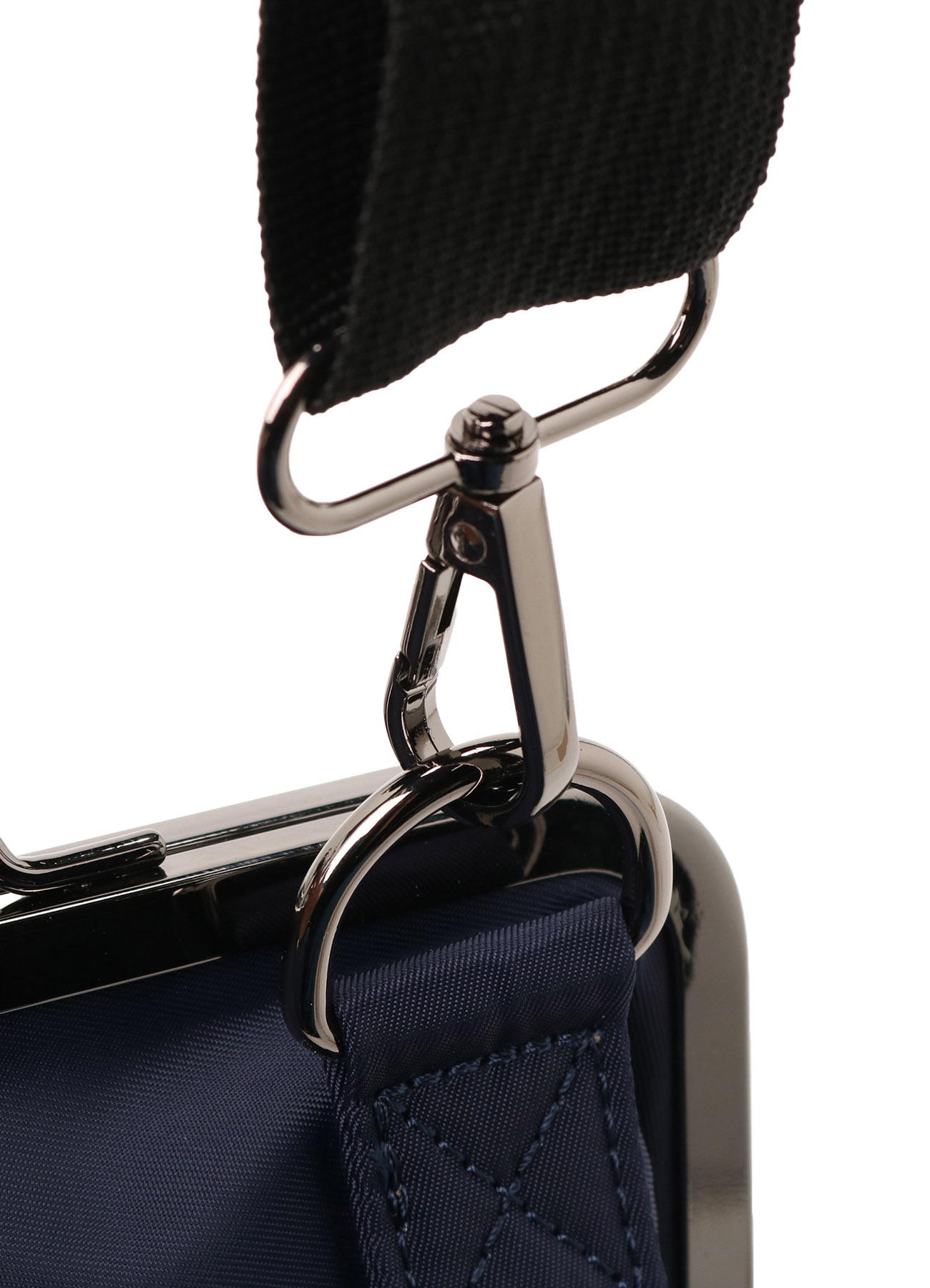 SHOULDER BAG WITH CLASP CLOSURE