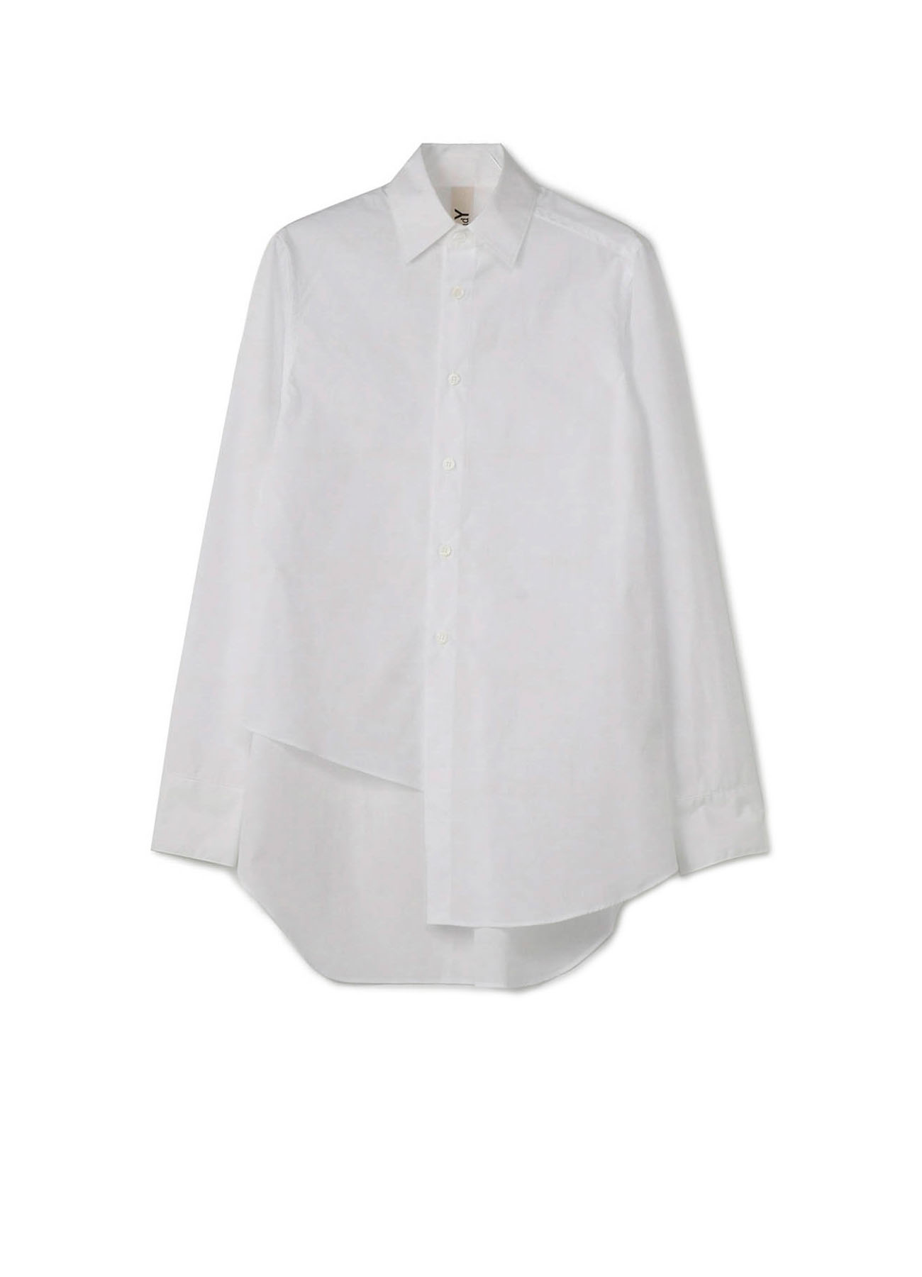 100/2 cotton broad Asymmetry Shirt