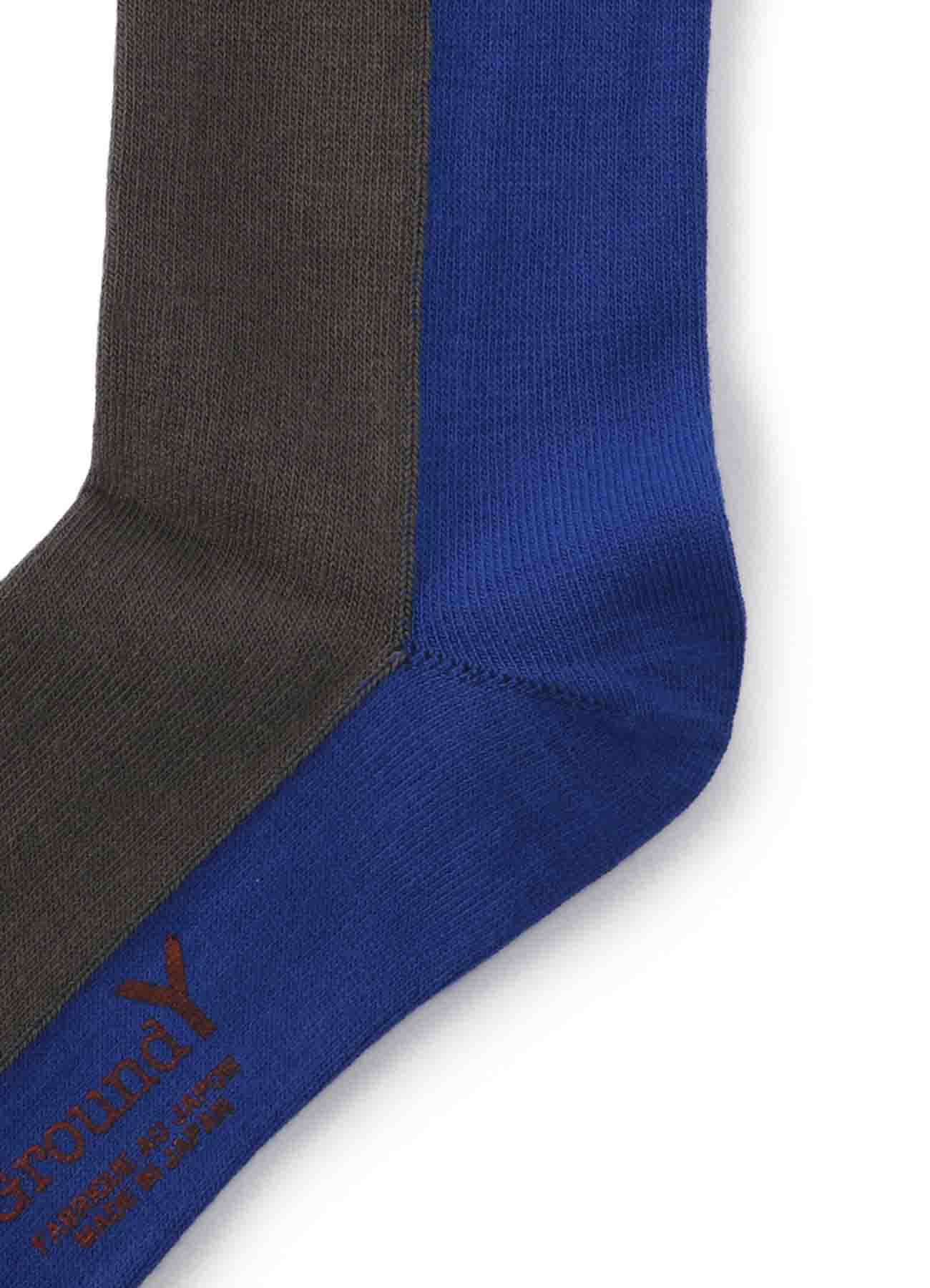FRONT AND BACK TWO COLOR SOCKS
