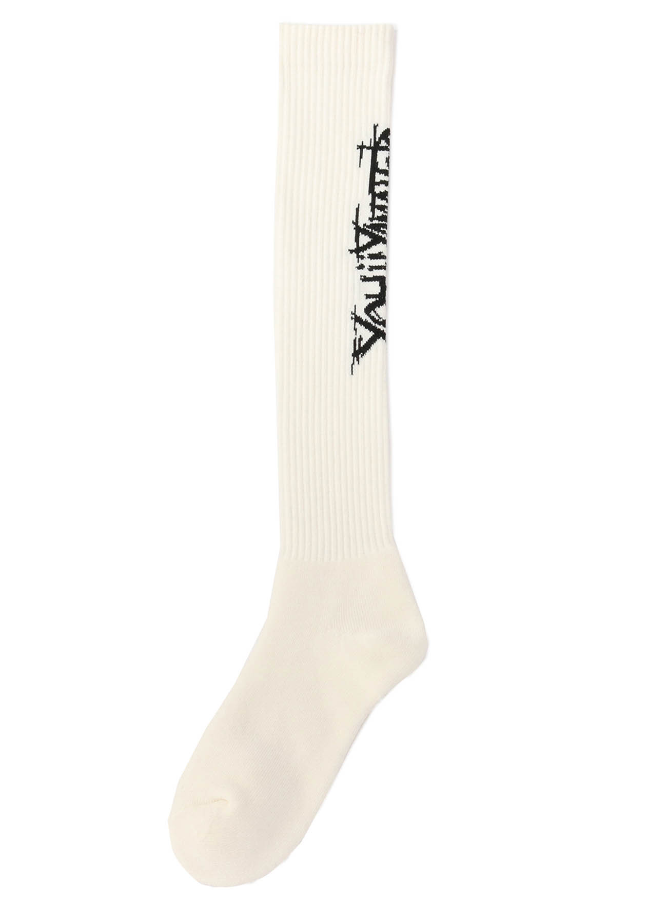 RIB HIGH SOCKS YOHJI YAMAMOTO LOGO