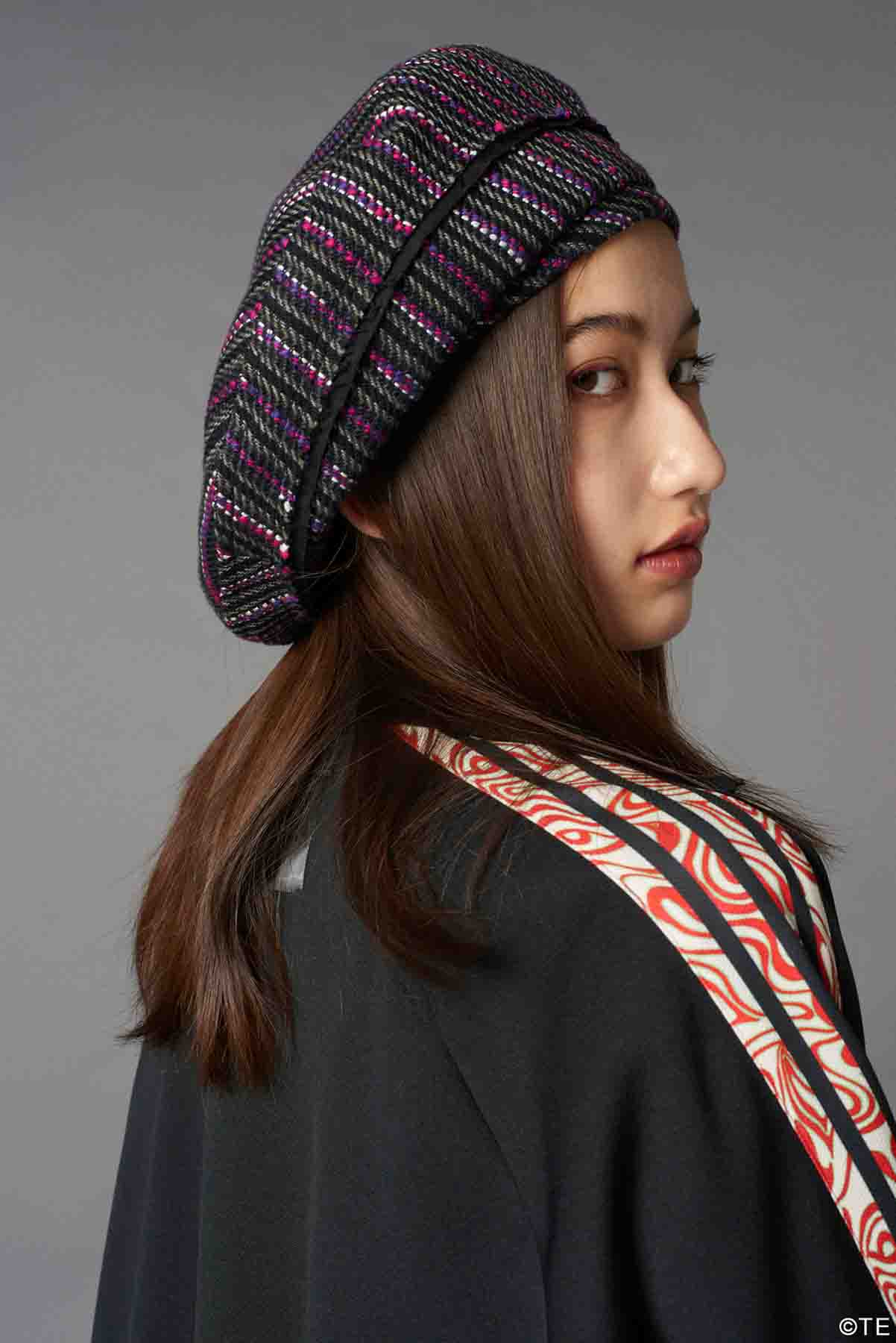 【3/22 12:00 Release】Ground Y × 『MONONOKE The Movie Chapter』  Collaborate Collection MONONOKE STRIPE BERET