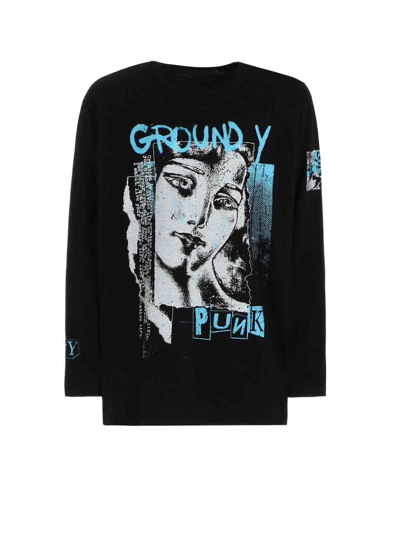 TEAR-STAINED FACE PUNK Graphic LONG SLEEVE T-SHIRT