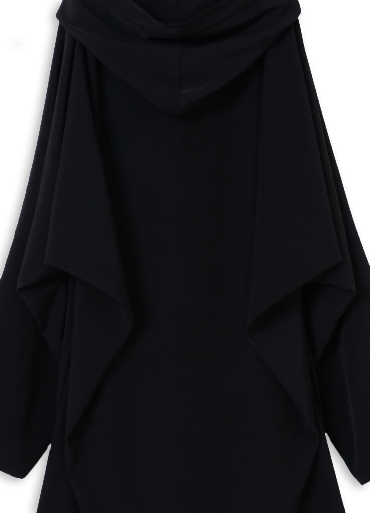 T/A vintage decyne Back drape hoodie dress